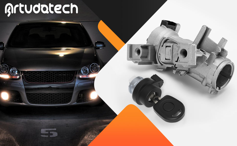 2004-2013 SEAT Altea Stacyjka z kluczem cylindra blokującego 1K0905851B 1K0953527D Generic