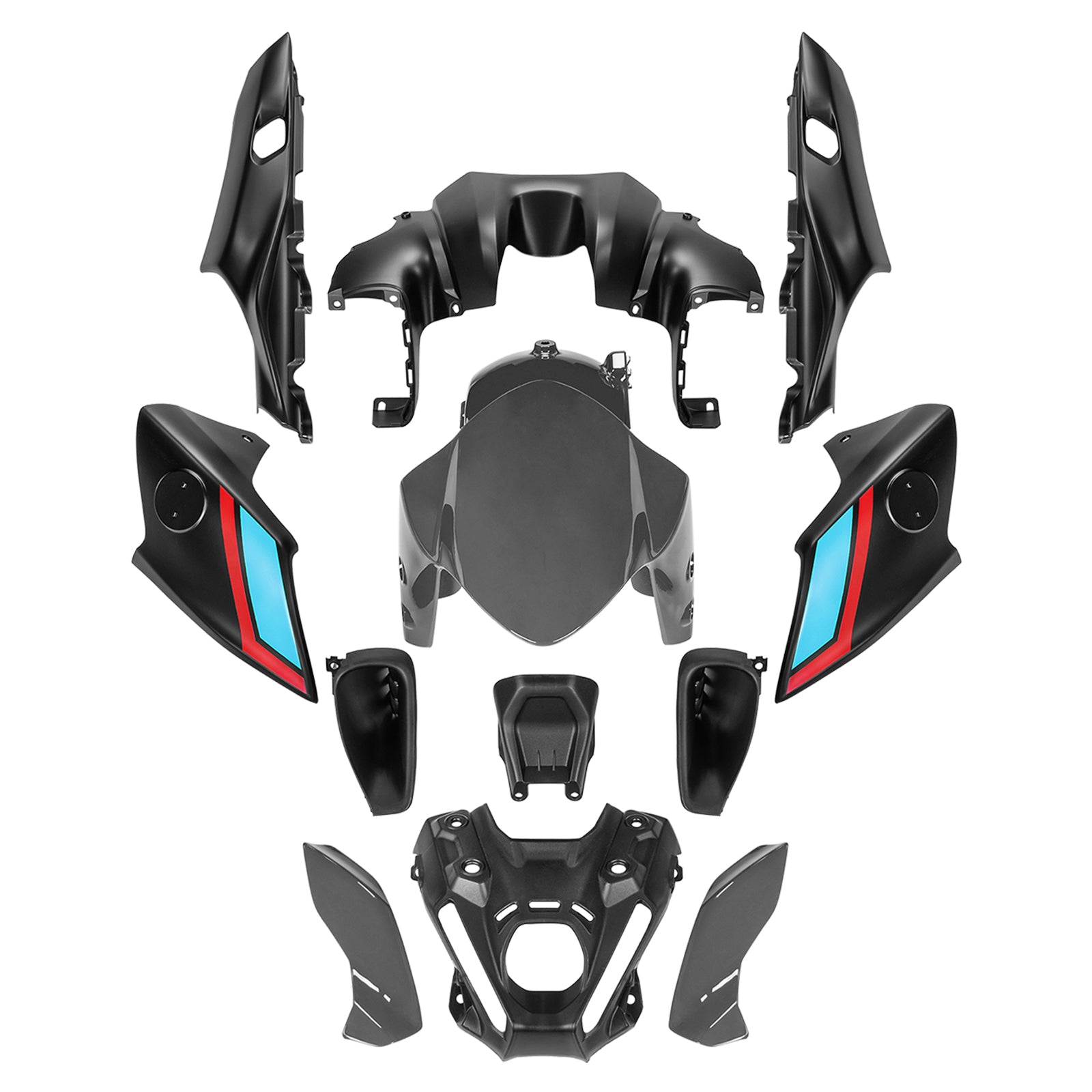 Kit de carénage de carrosserie ABS injection pour Yamaha MT-09 / MT-09 SP 2021-2023 07#