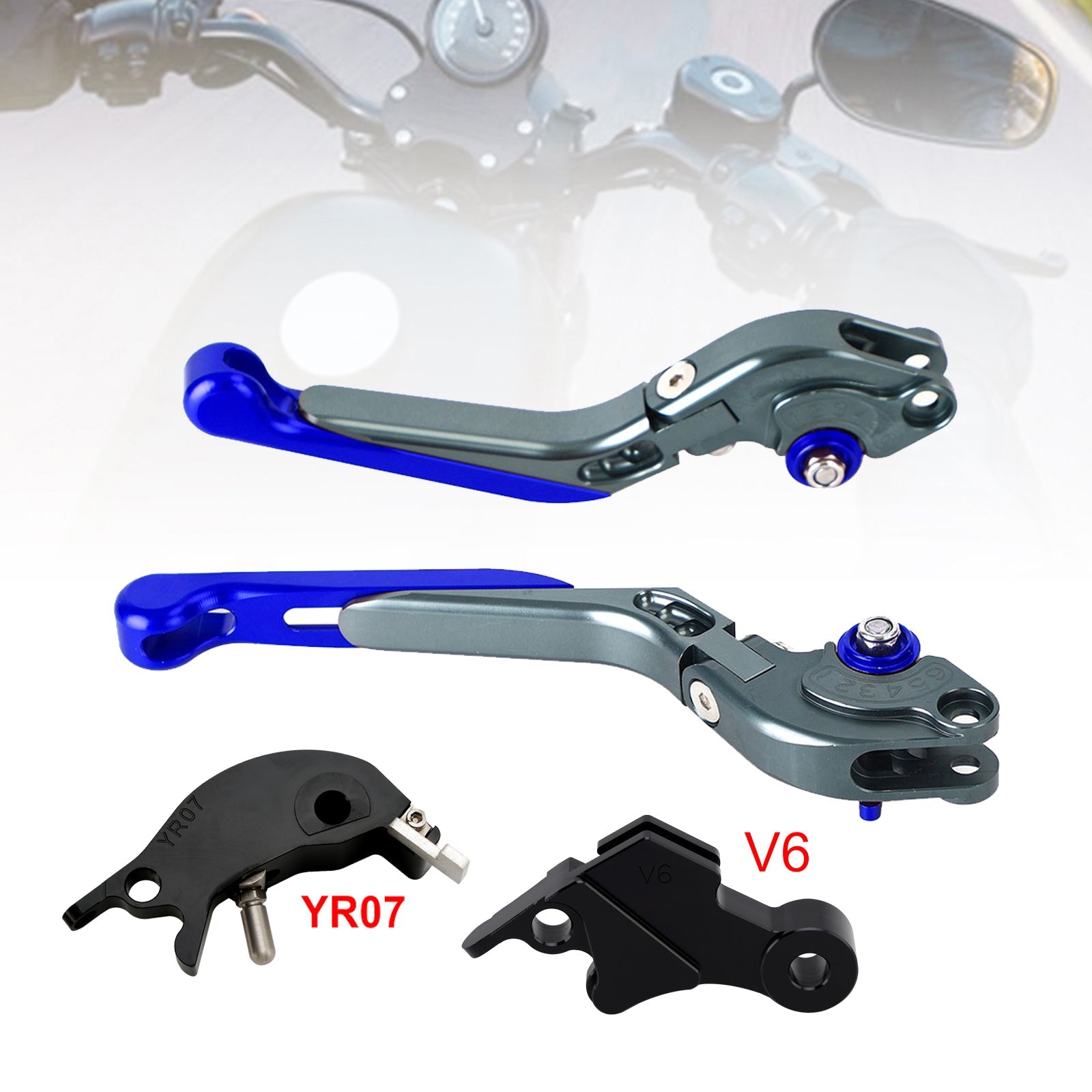 Levier de frein et d'embrayage réglable compatible avec YAMAHA XSR900 XSR900GP MT-09 2024-2025