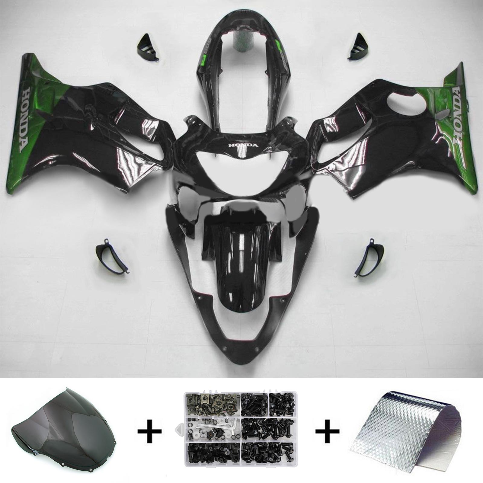 1999-2000 Honda CBR600F4 Kit de carénage injection de carrosserie en plastique Abs