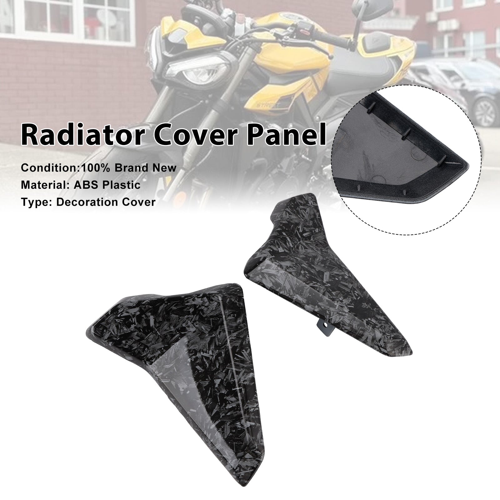 Carénages latéraux de radiateur pour Street Triple 765 R/RS 2023-2025
