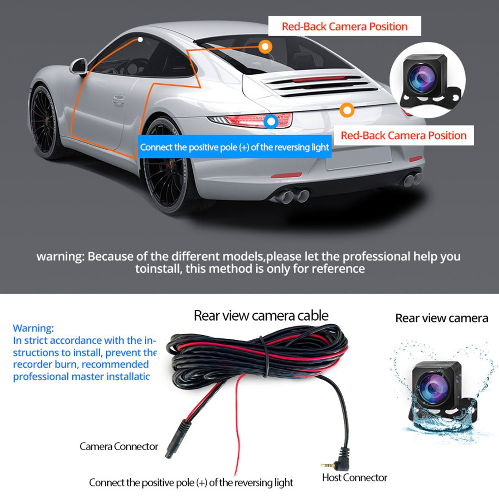 Snemalnik vožnje s polnim HD 1080p 10 -palčni hd vzvratno ogledalo in večpredstavnostno pretakanje