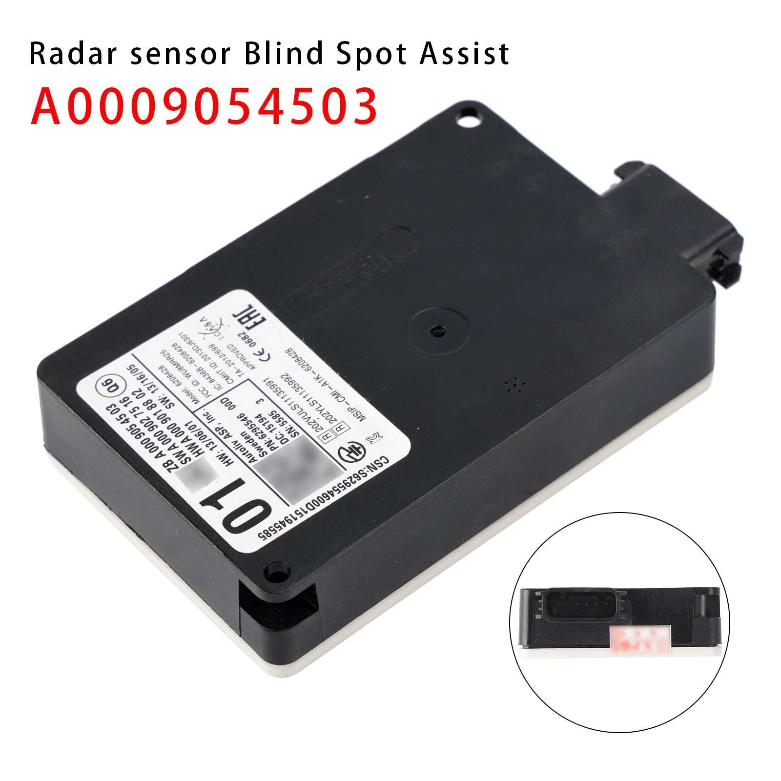 Capteur radar d'angle mort de pare-chocs arrière neuf pour Mercedes Classe A W176 A0009054503