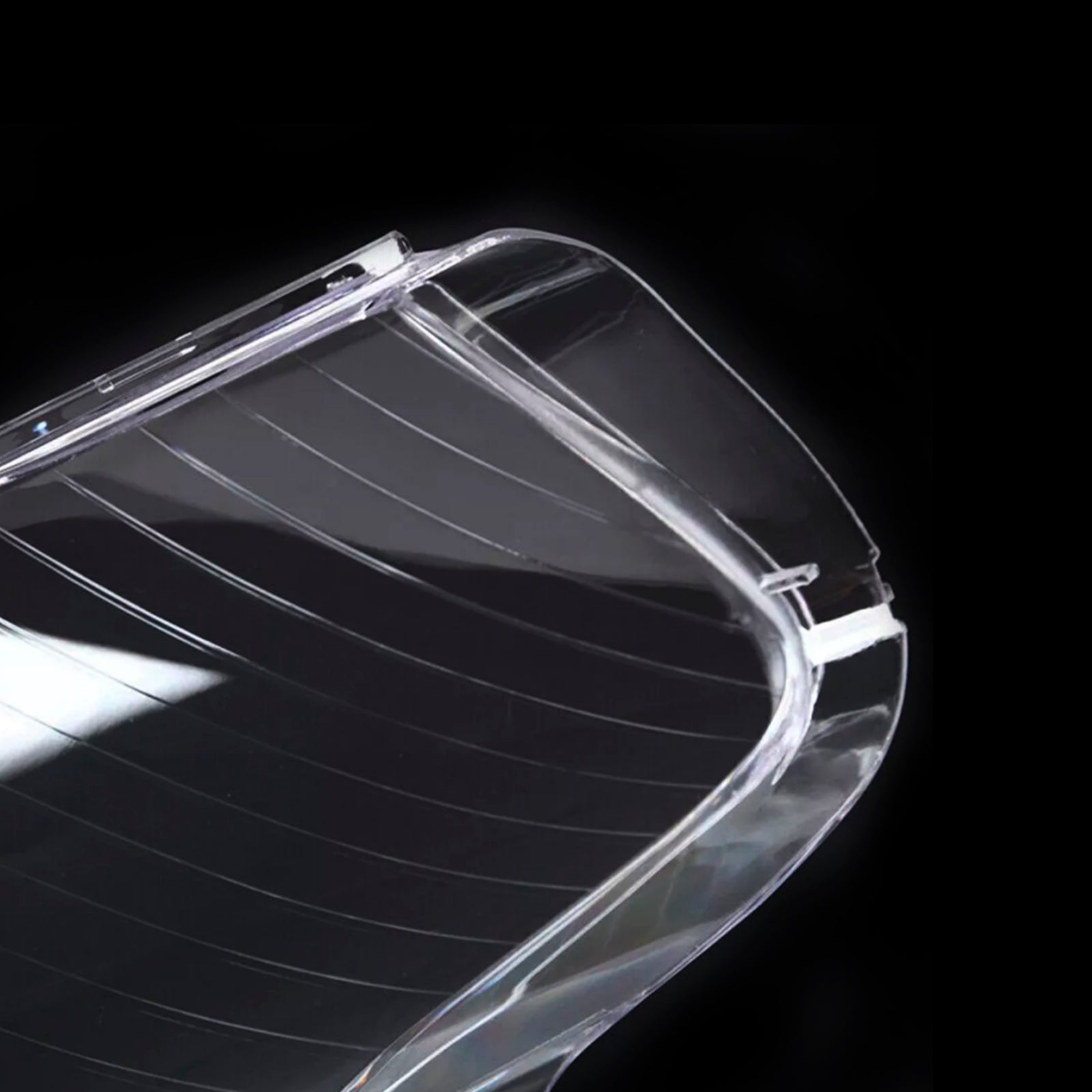 Conjunto de 2 cubiertas transparentes para faros delanteros Audi A4 B7 8th 2005-2008