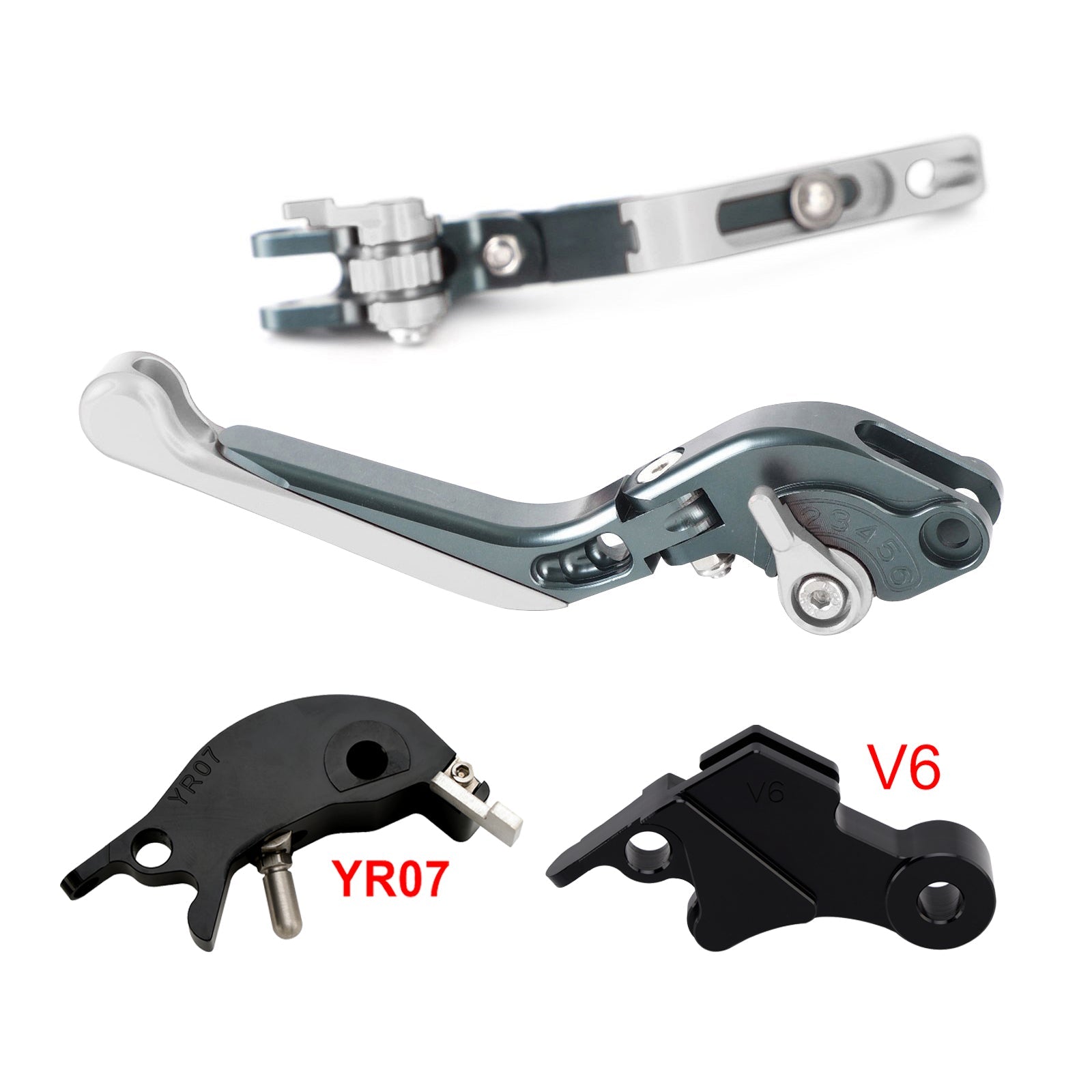 Levier de frein et d'embrayage réglable compatible avec YAMAHA XSR900 XSR900GP MT-09 2024-2025