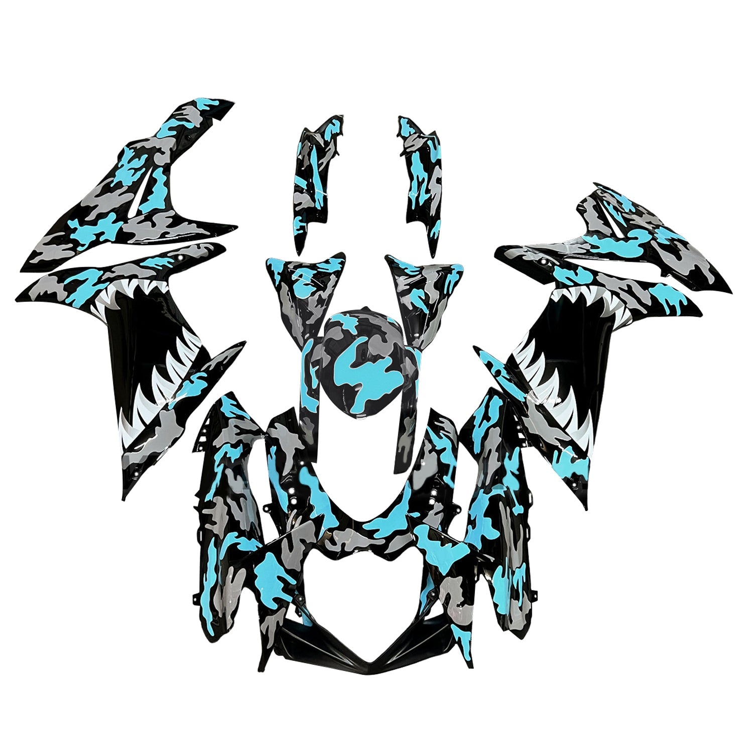 Kit van een tekort geïnjecteerd in ABS-plastic voor Suzuki GSXR 600/750 2011-2025 K11