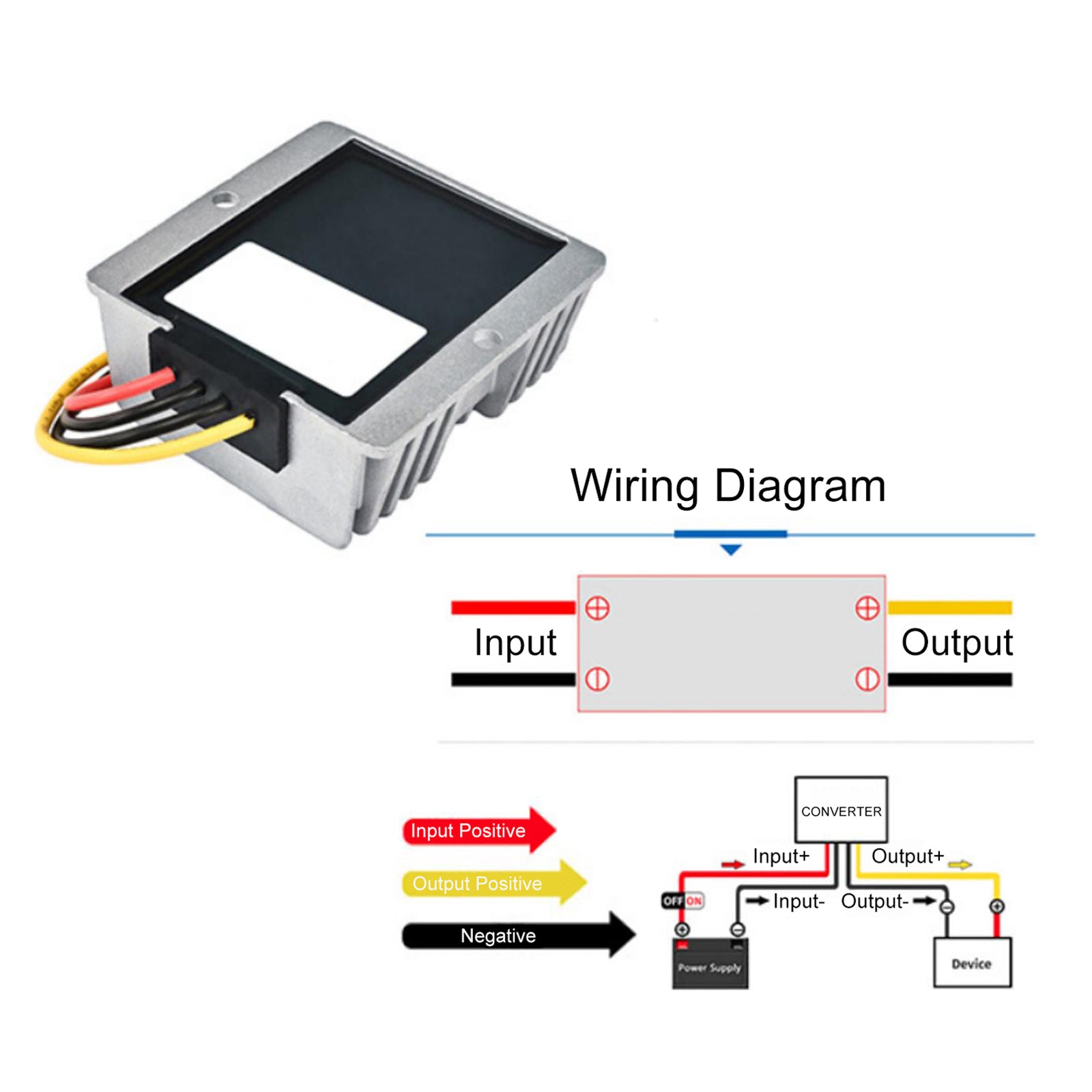 Convertitore CC 9-36 V per aumentare Buck CC 13,8 V 10 A Modulo di alimentazione