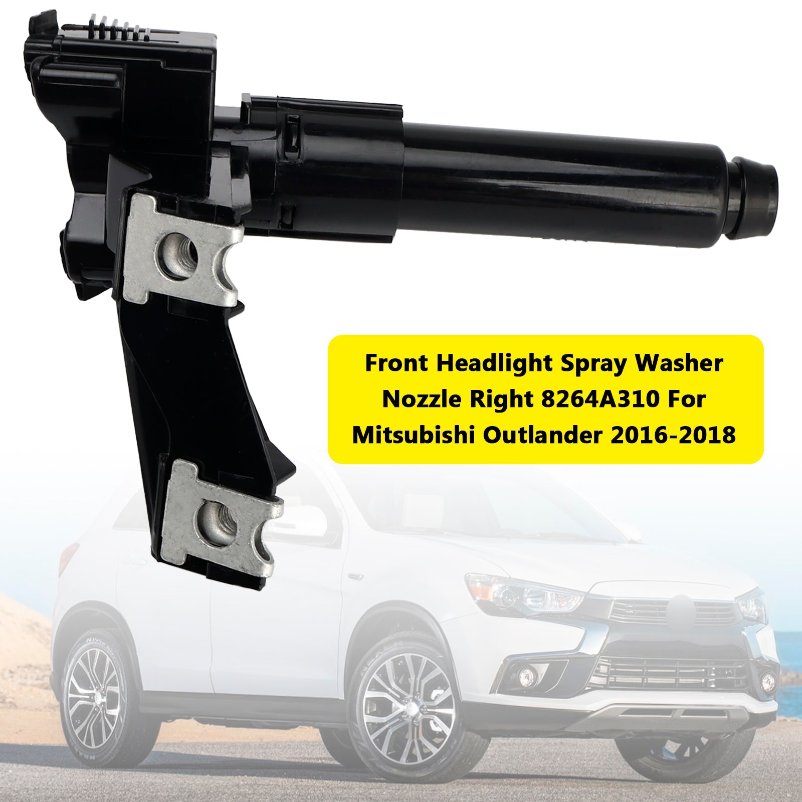 Buse de lave-phare avant droite pour Mitsubishi Outlander 2016-2018, référence 8264A310