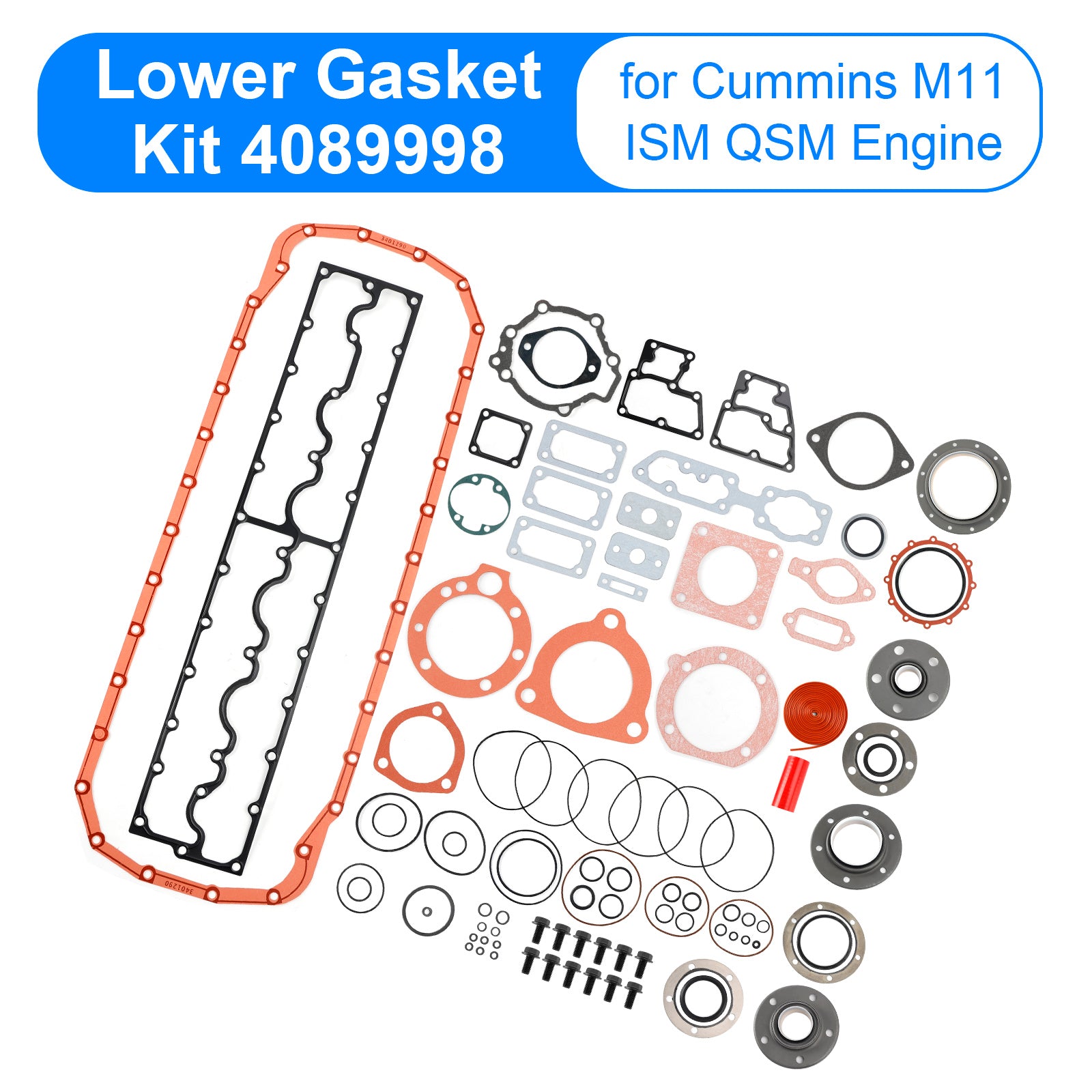 Kit guarnizioni inferiori 4089998 per motore Cummins M11 ISM QSM