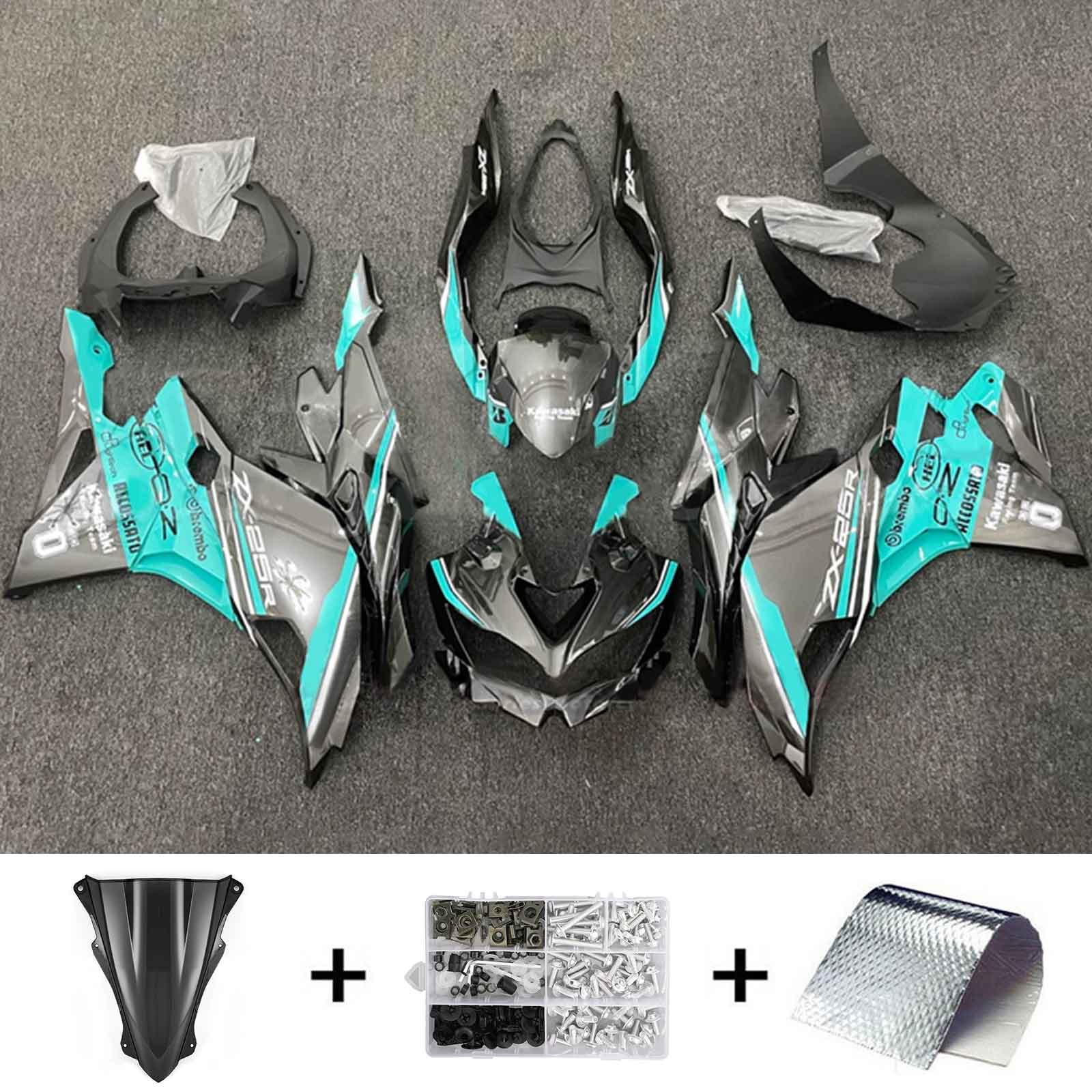 Kit Carenado Inyección Kawasaki Ninja ZX-25R ZX-4R ZX-4RR 2019-2024