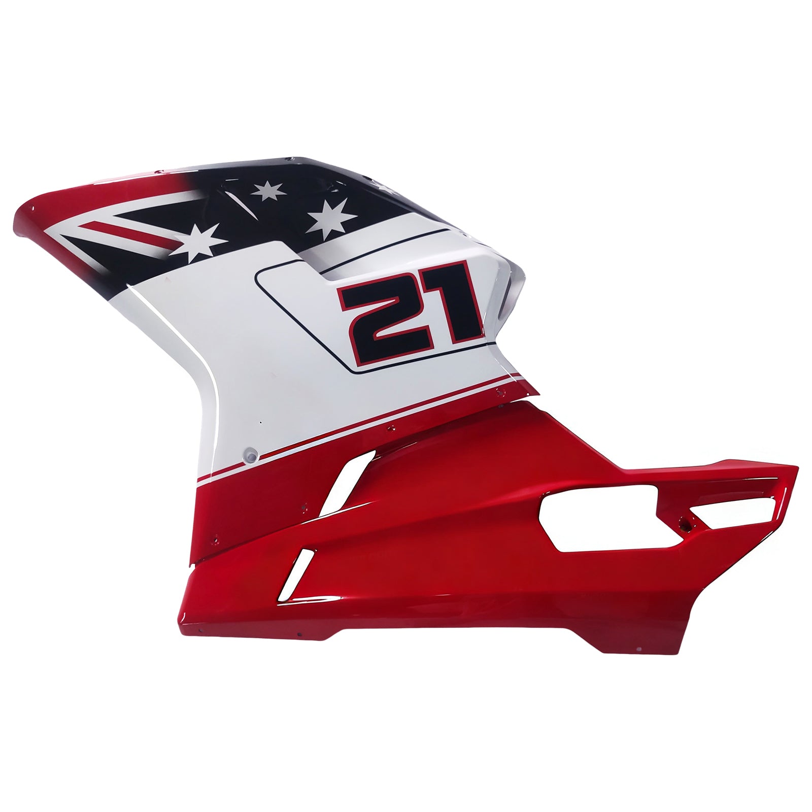 Kit de carénage par injection, carrosserie en plastique ABS, compatible avec Ducati 1098/1198/848 de 2007 à 2011