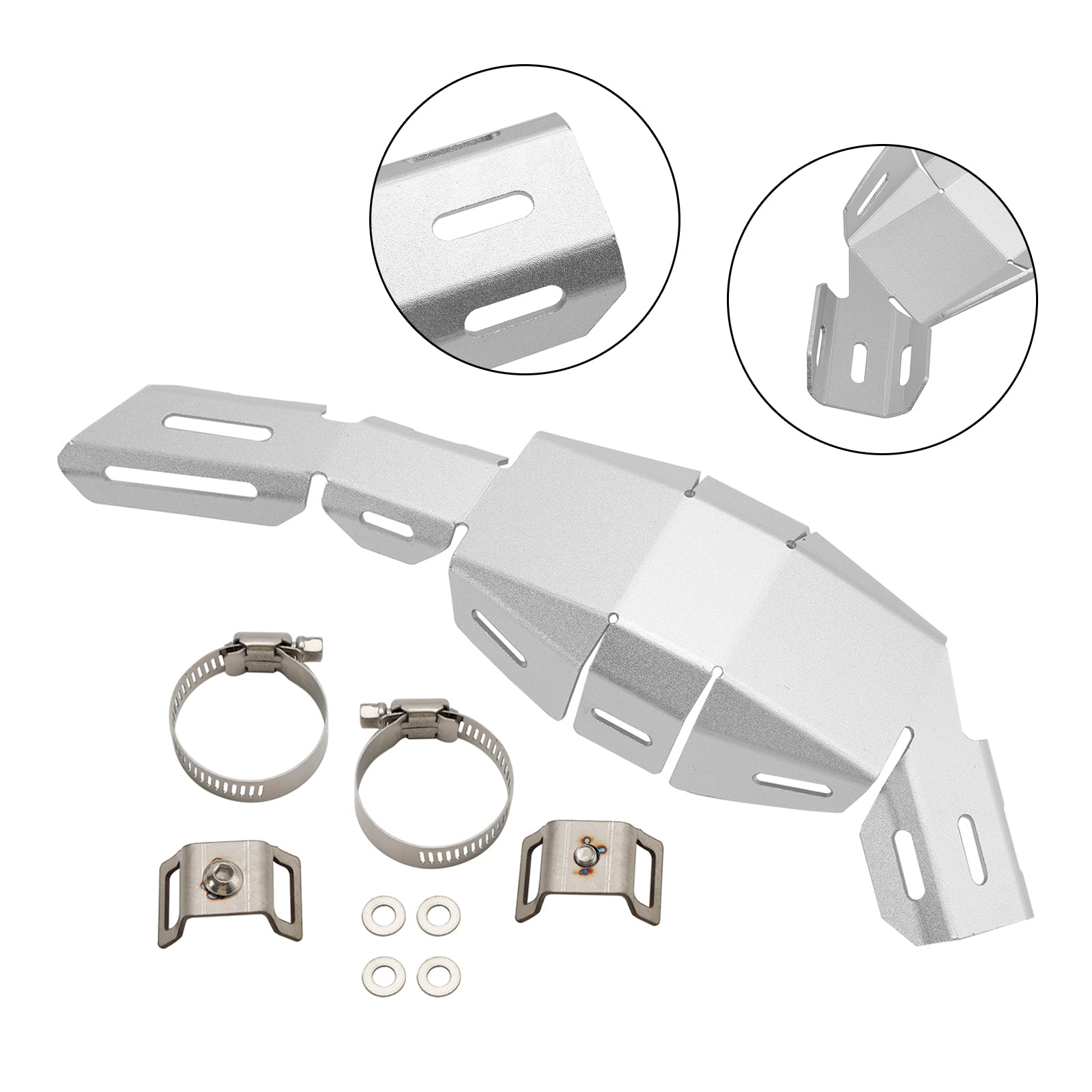 Cover supporto laterale scarico Honda Crf 250 300 2021-2023 Cover decorativa in acciaio