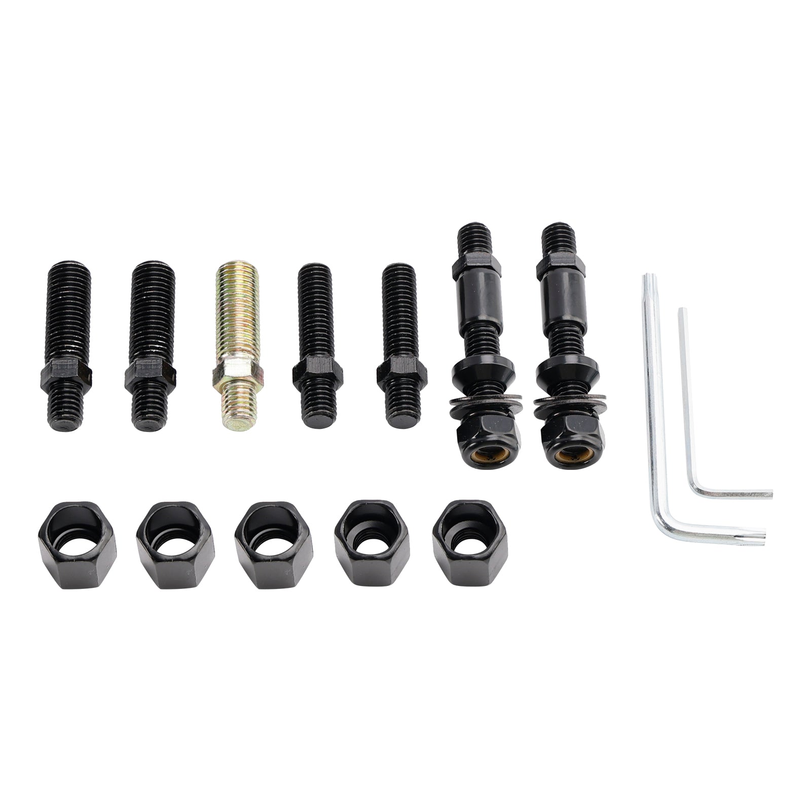 Rétroviseurs à LED Custom Dynamics noirs pour Sportster 883 1200 (1990-2021)