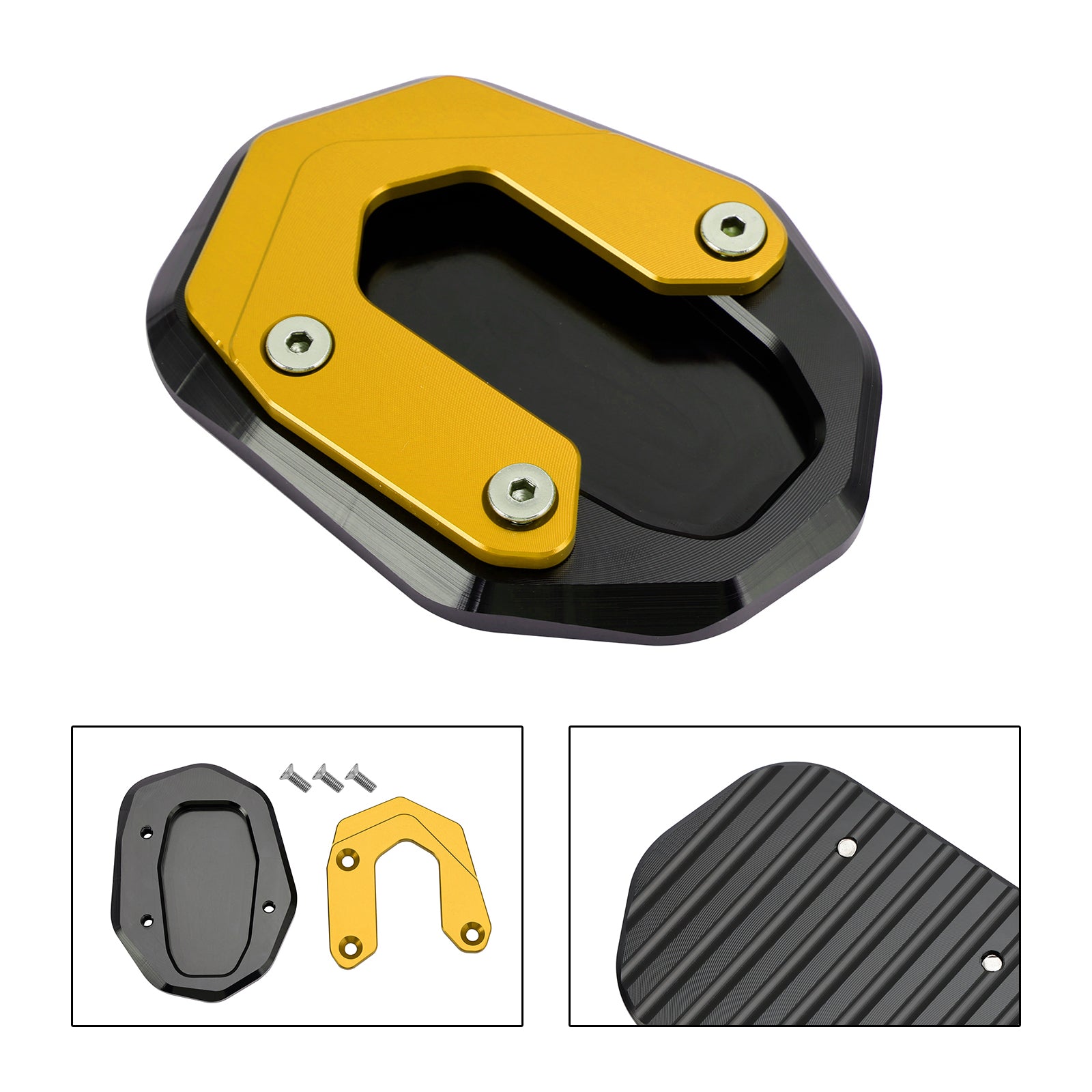 Ampliar Placa de extensión de caballete lateral para Ducati Scrambler 800/1100 15-20