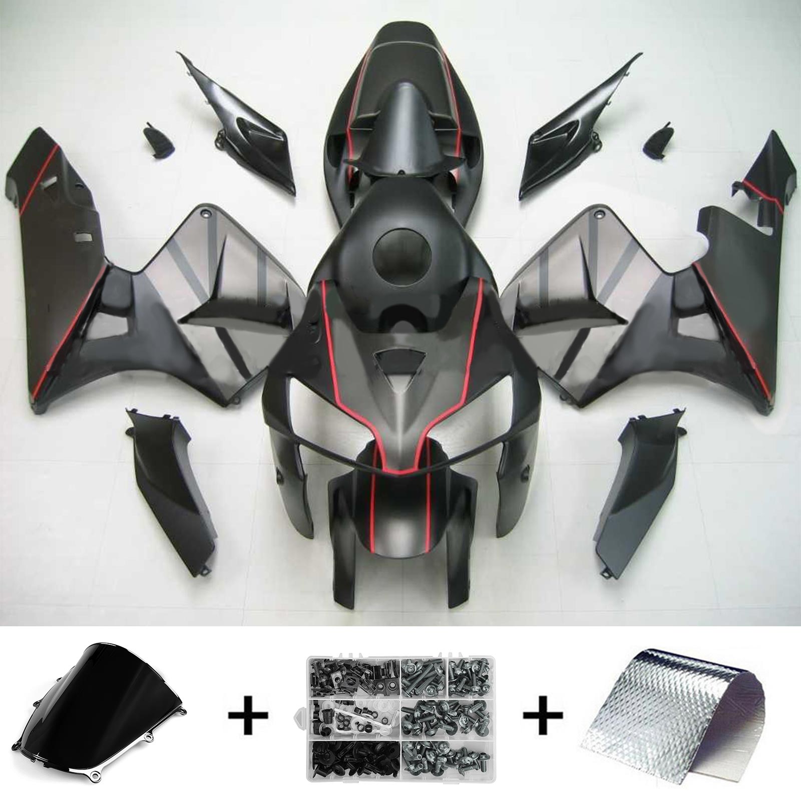 Kit de carénage par injection, carrosserie en plastique ABS pour Honda CBR600RR 2005-2006 F5