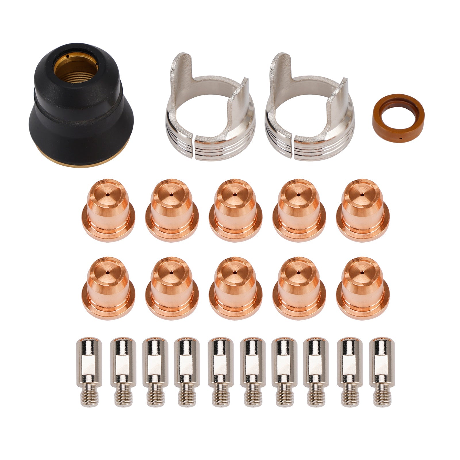 Lot de 24 électrodes de pointe pour torche de découpe plasma IPT40 pour CUT-55DS et CUT-65DS