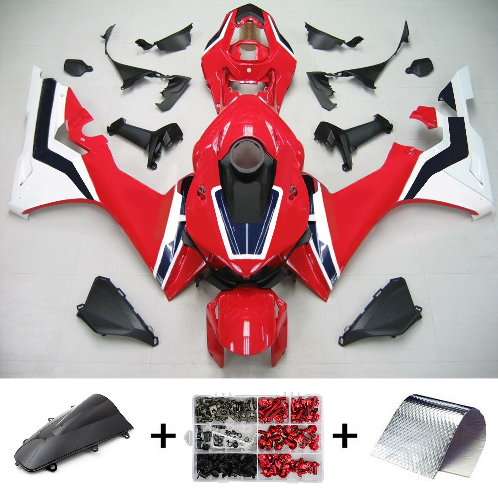 Kit de carénage injecté en plastique ABS pour Honda CBR1000RR-R 2020-2023