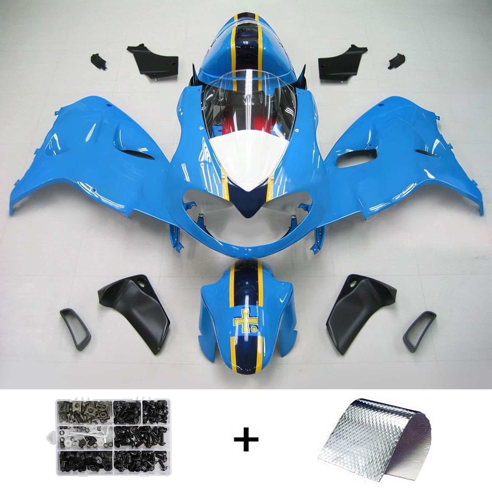 Injection carénage kit carrosserie plastique ABS pour Suzuki TL1000R 1998-2003
