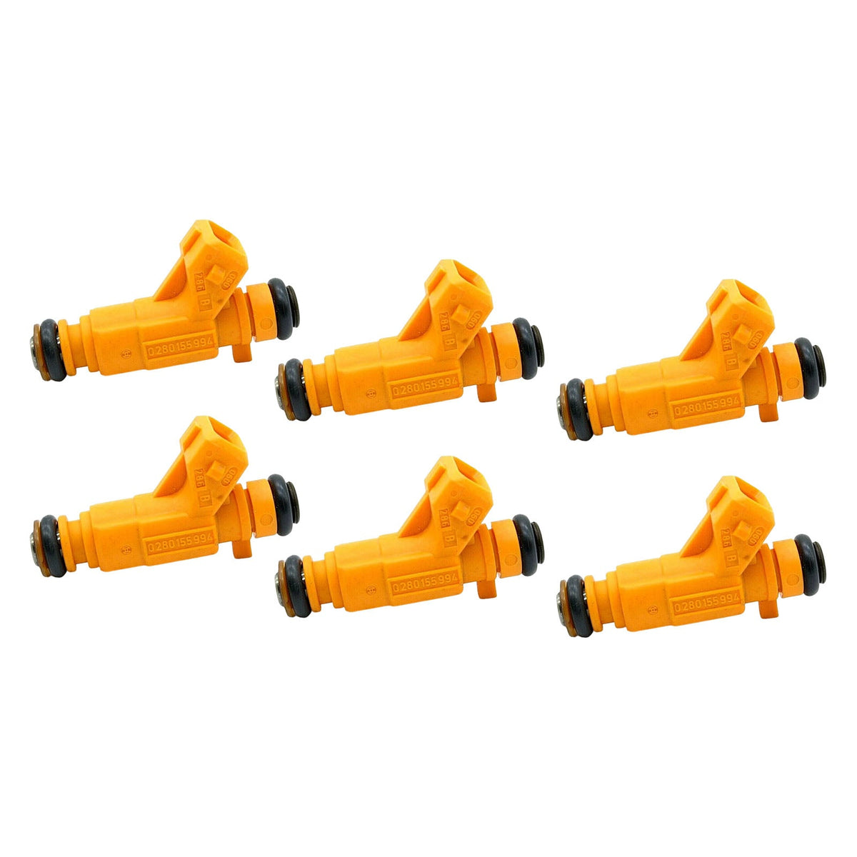 6 injecteurs de carburant pour Peugeot 607 et Renault Clio II (2000-2002) - Référence : 0280155994