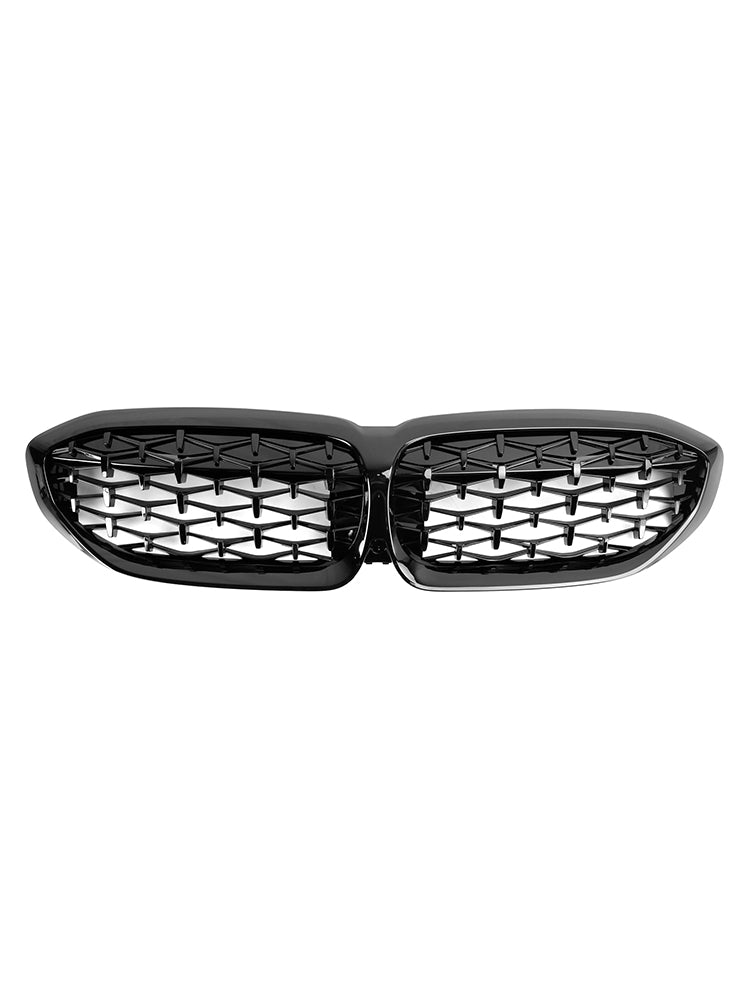 Diamond Black Kidney Grille Grill 51138072085 Pour BMW 3 Series G20 2019-2022