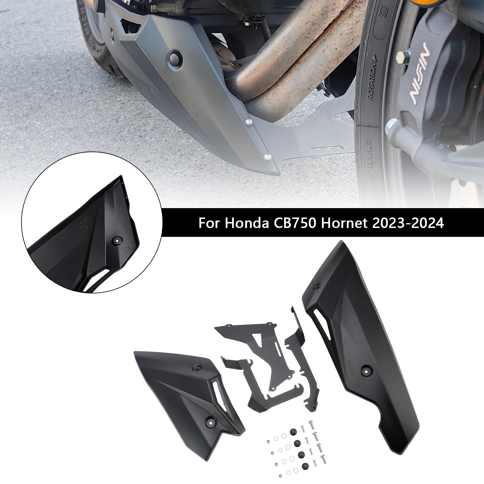 Couvercle de protection décoratif pour plaque inférieure du moteur Honda CB750 Hornet 2023-2024