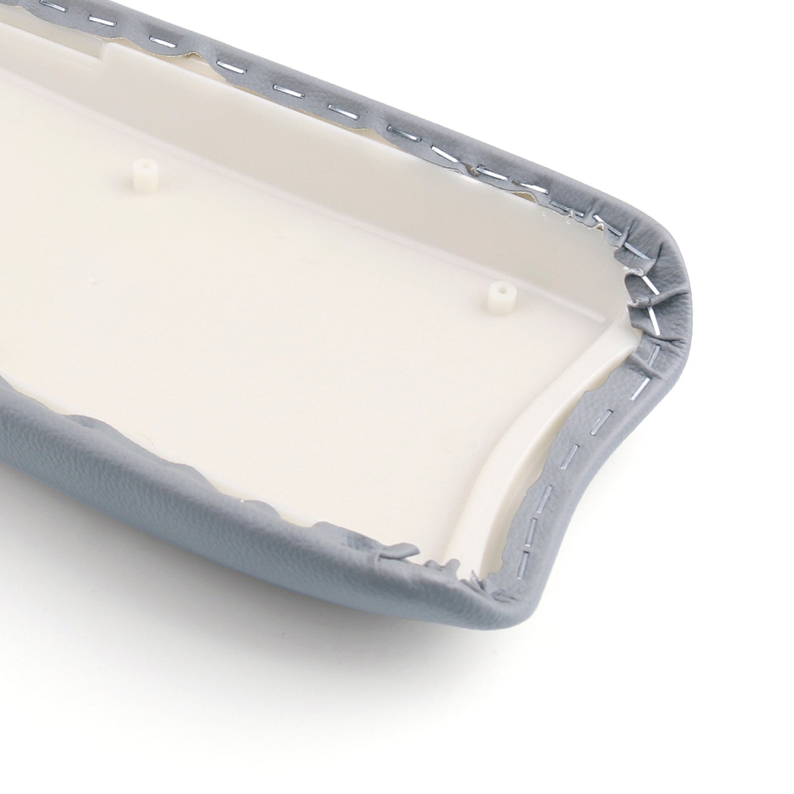 Couvercle de console centrale d'accoudoir en cuir gris pour Honda Civic 2006-2009