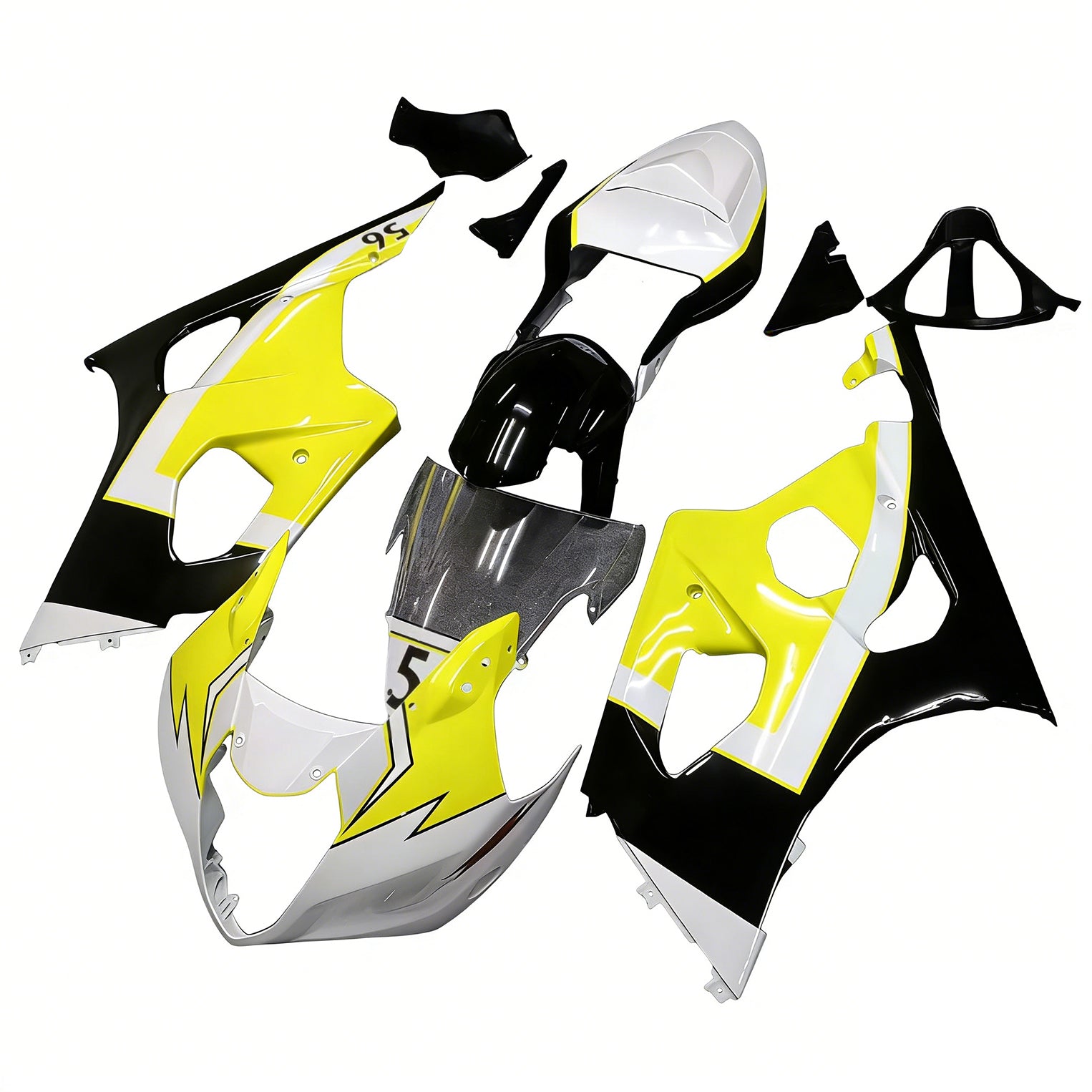 Kit de carénage en plastique ABS injecté pour Suzuki GSXR1000 2003-2004 K3