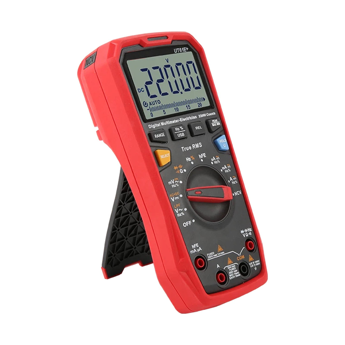 Multimètres numériques UT61E+ AC/DC à sélection automatique de gamme