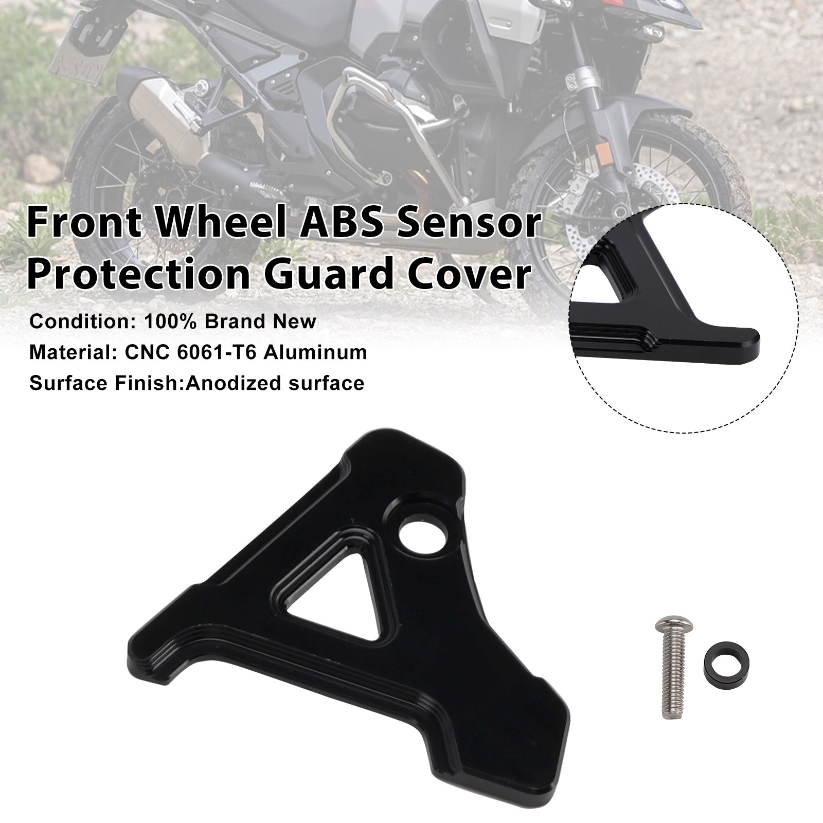 Protection du capteur ABS de roue avant pour BMW R1300GS / ADV 2023-2025