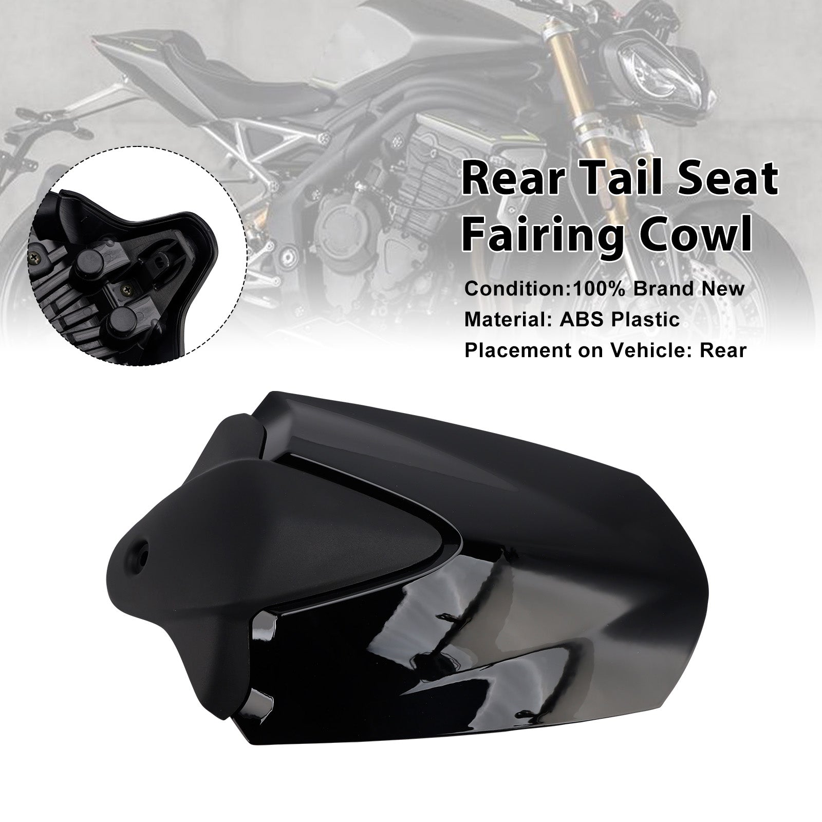 Carénage arrière de selle pour Speed Triple 1200 RS (2021-2024)