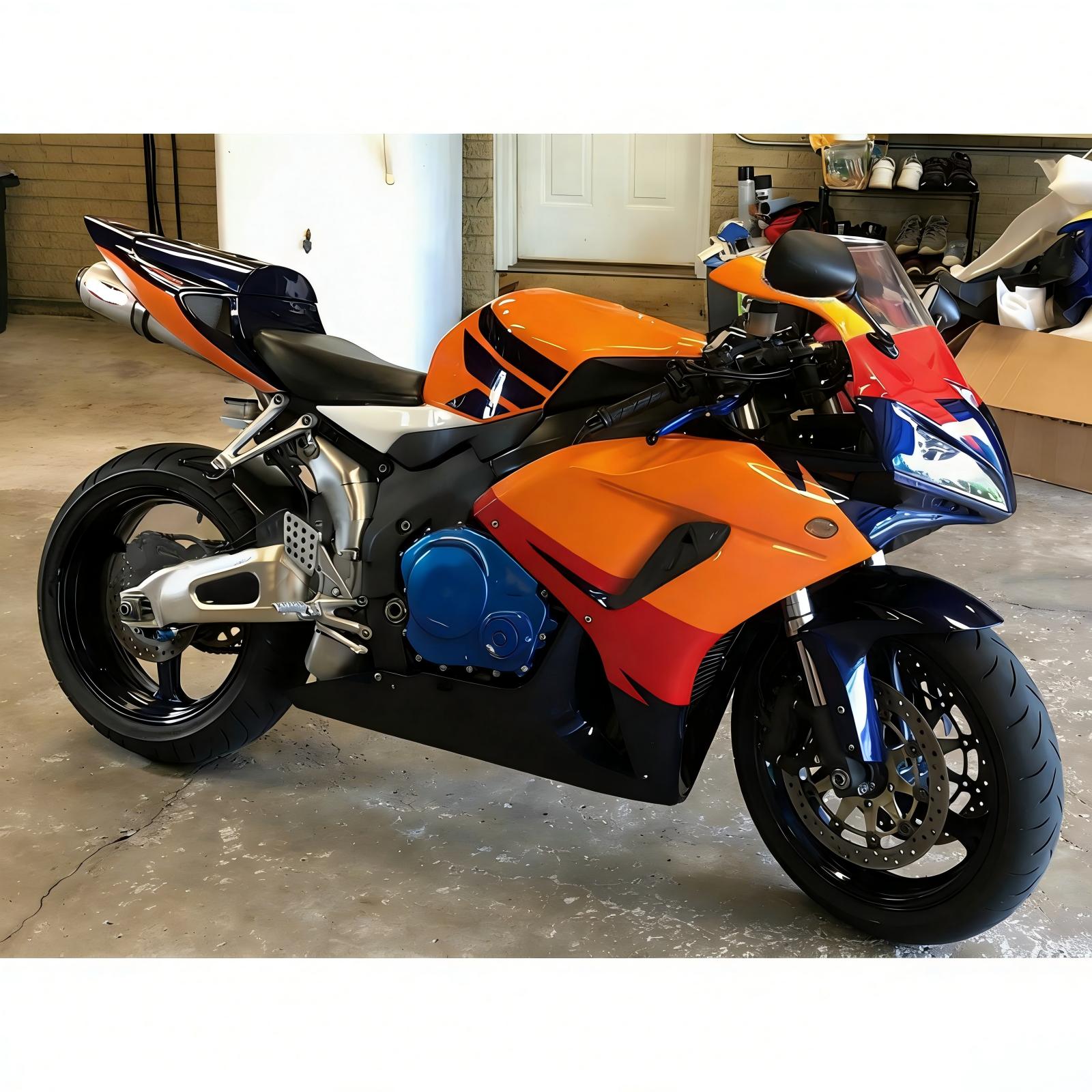 Kit de carénage par injection, carrosserie en plastique ABS pour Honda CBR1000RR 2006-2007