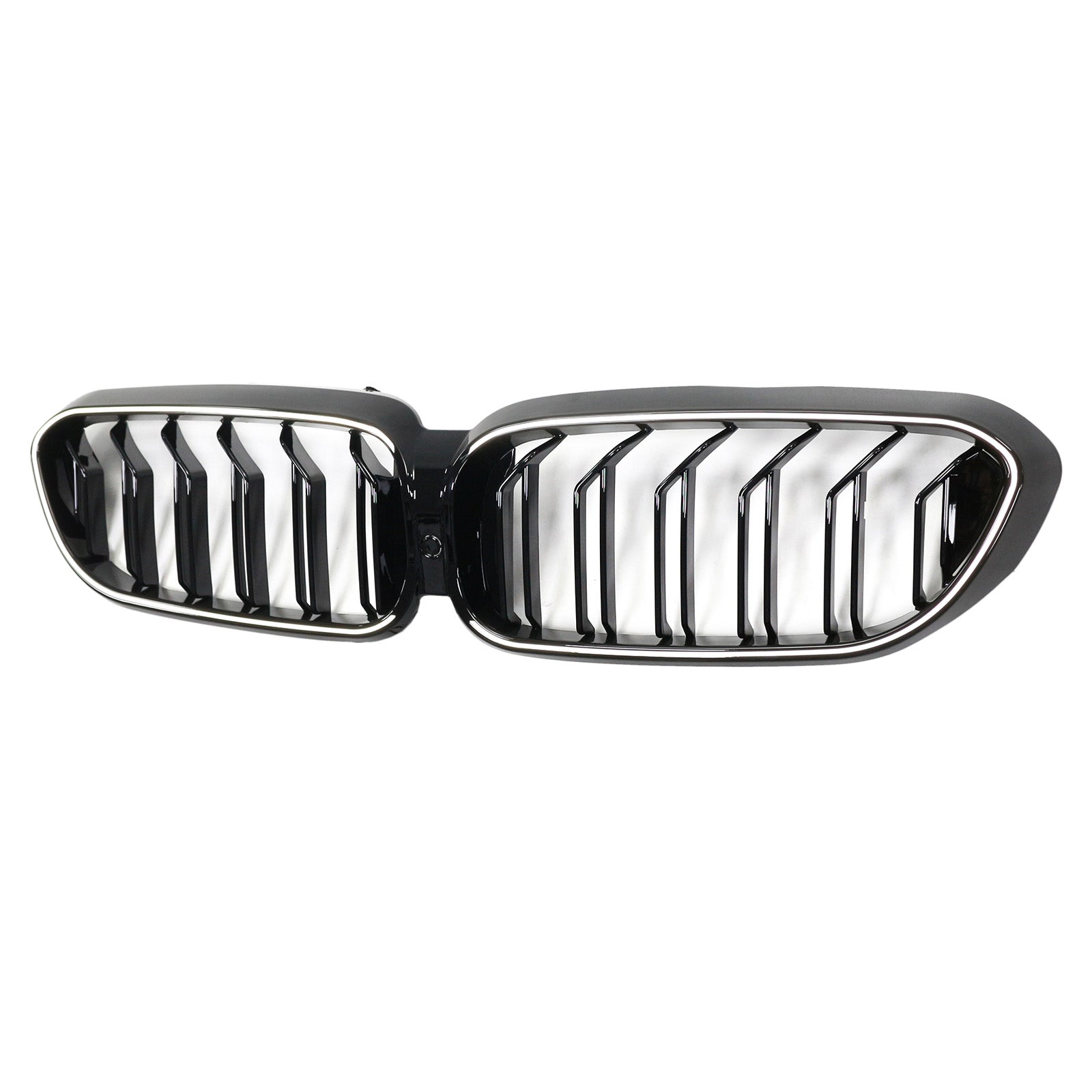 Calandre avant à double lamelles pour BMW Série 5 G30 G31 2017-2020, noir brillant
