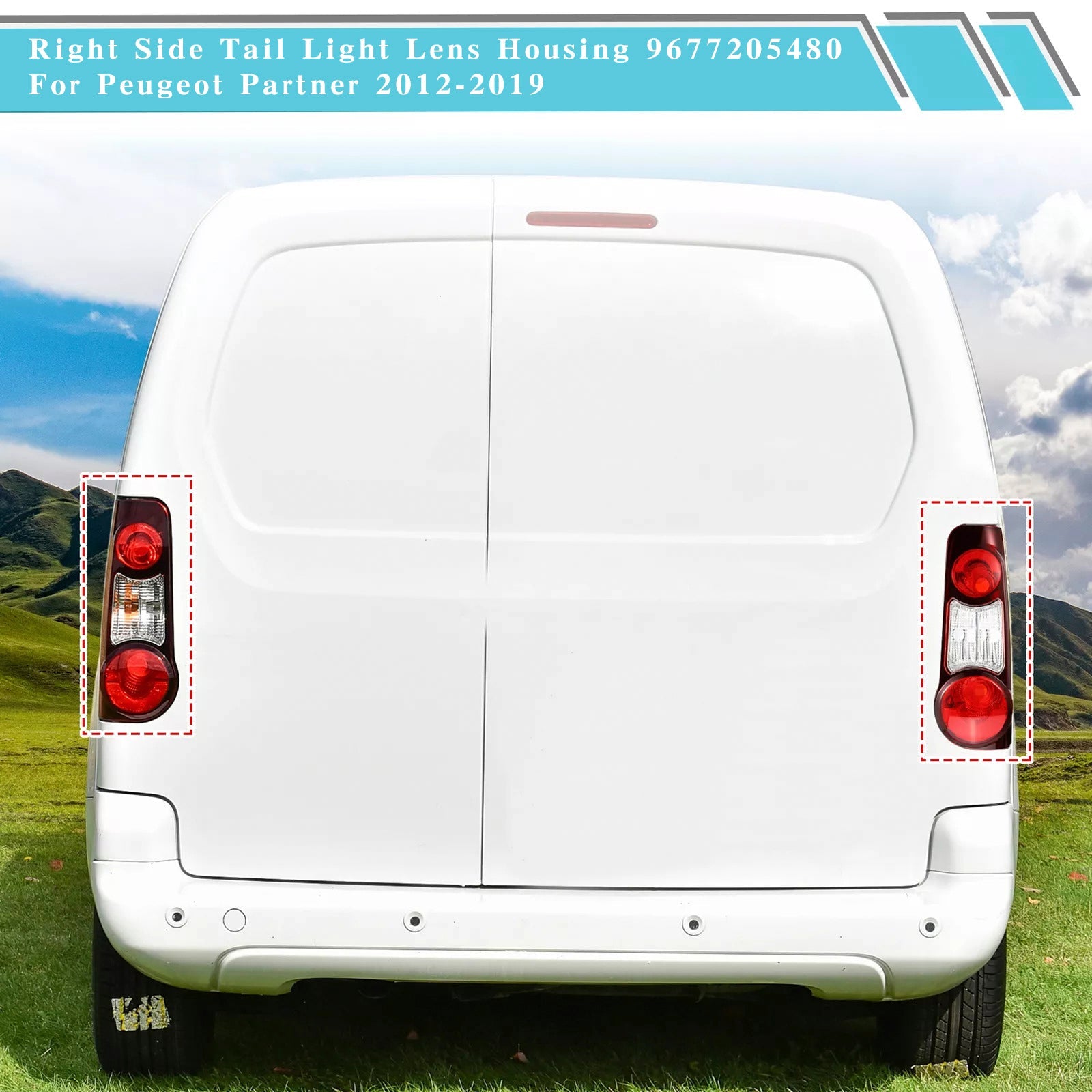 Lenting Lentil Lentil Box + Puegeot Partner Citroën Berlingo 2012-2019 9 677205580 96777205480