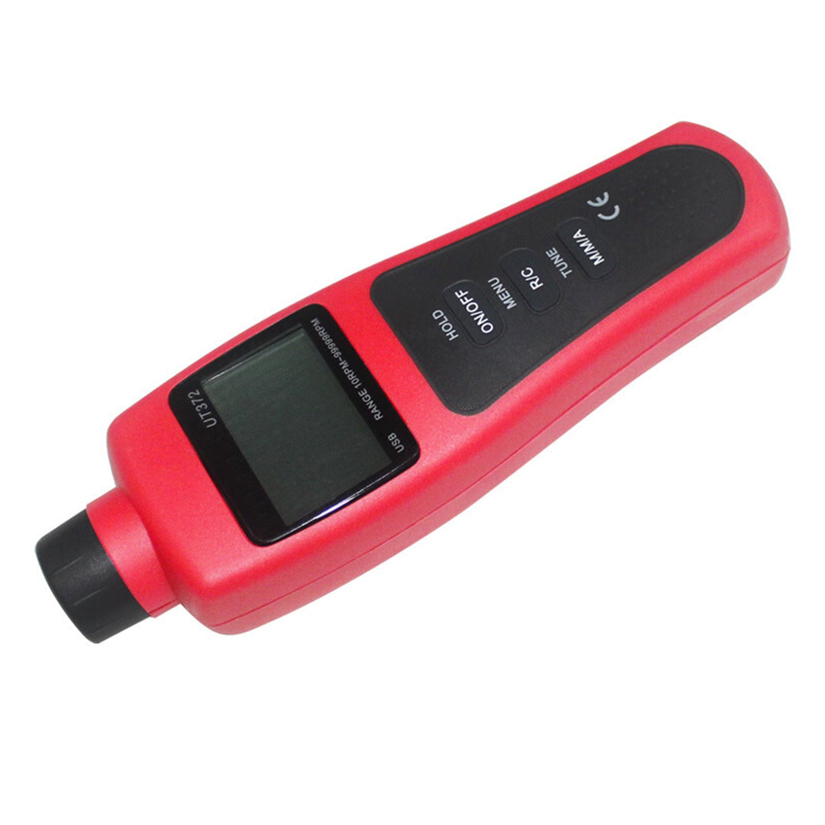 Tachymètre numérique laser sans contact UT372, mesure de vitesse de rotation jusqu'à 99 999 tr/min