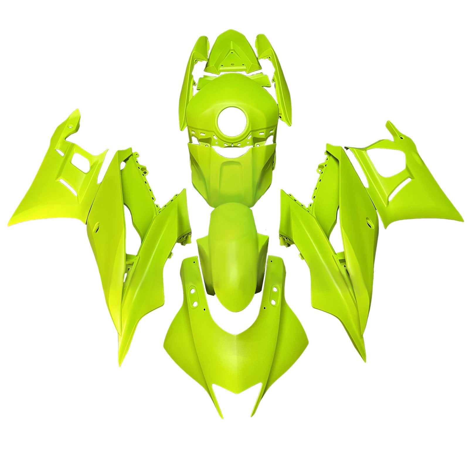 Kit de carénage injecté en plastique ABS compatible avec Yamaha YZF-R3 R25 2019-2021