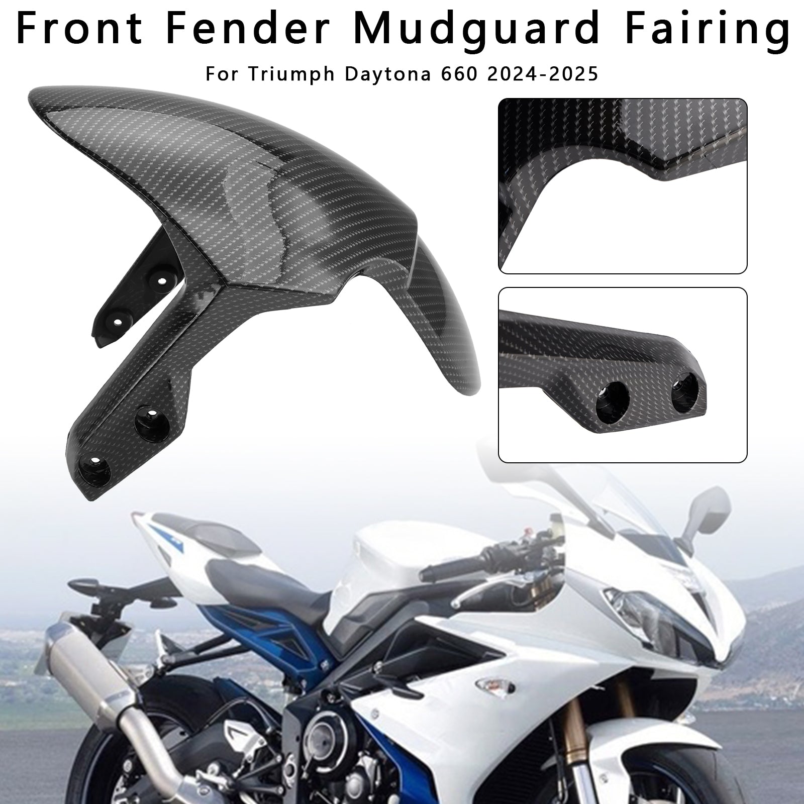 Desde Gareage para Marke pero Daytona 660 2024-2025