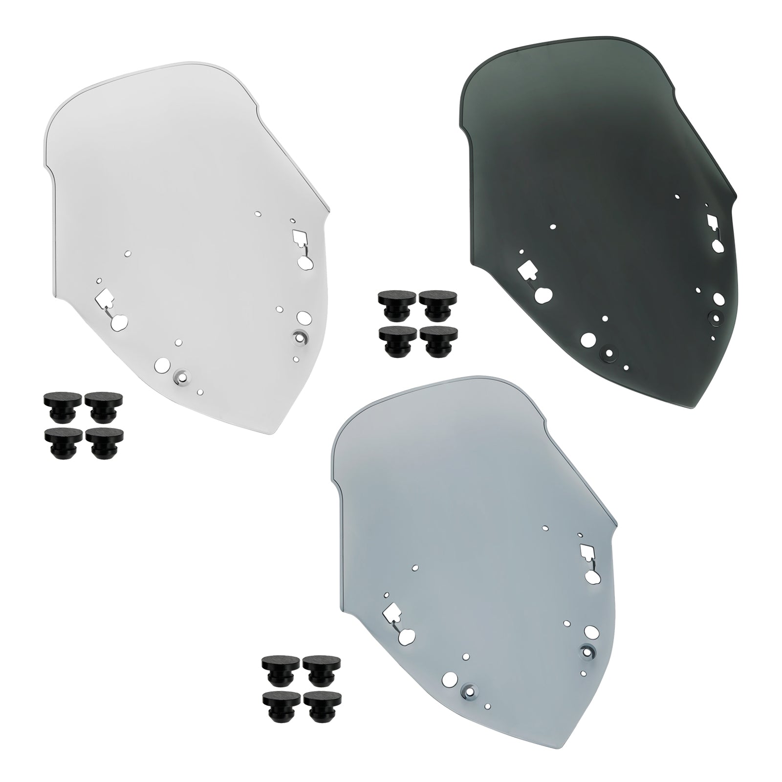 ABS Plastic Zapisz przednią szybę dla Yamaha X-Max 300 2017-2022