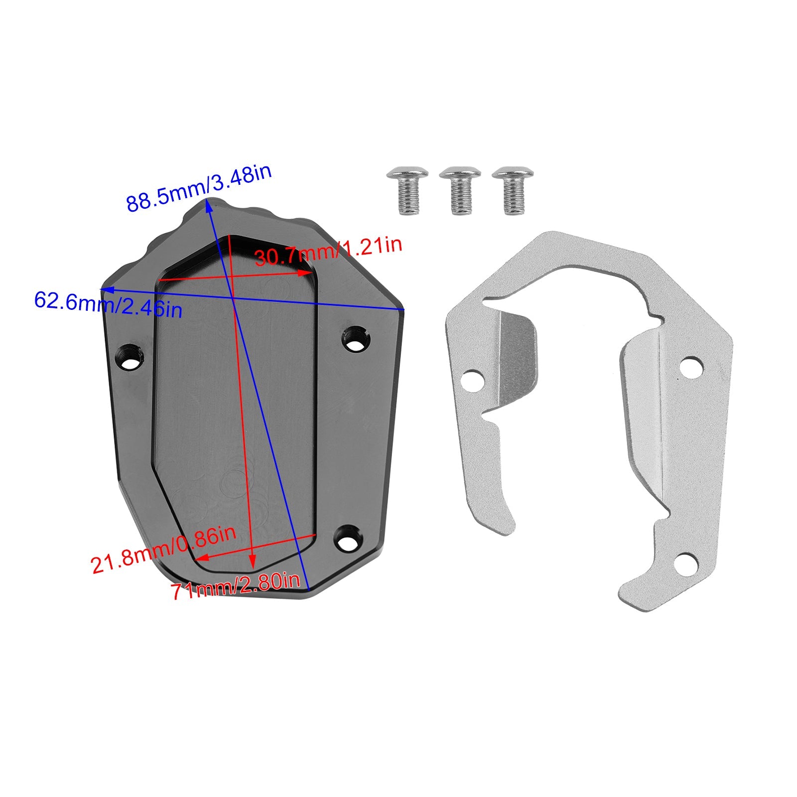 Piastra di allargamento cavalletto per BMW R1300 2024+