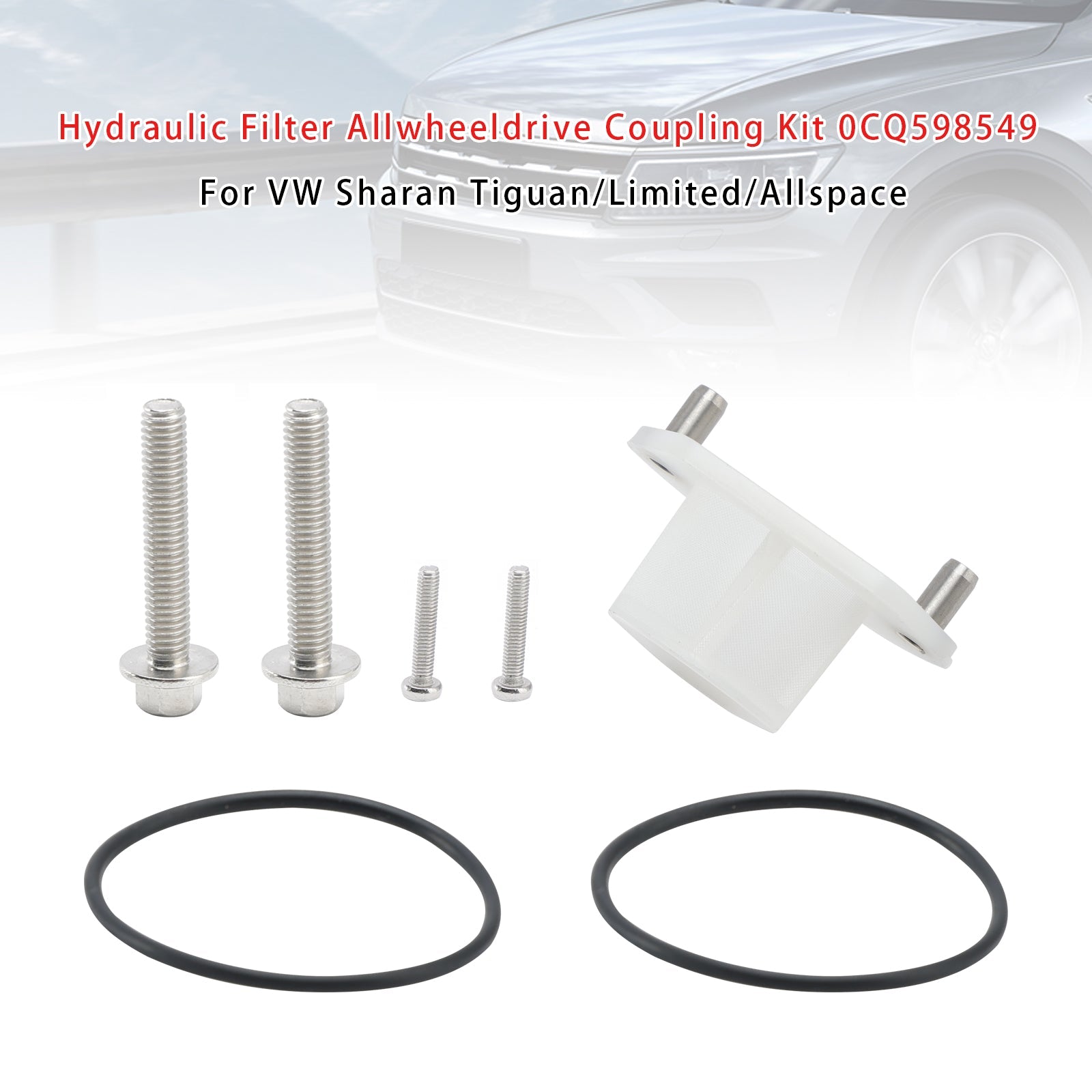 Kit de acoplamiento AWD para filtro hidráulico VW Sharan Tiguan/Limited/Allspace 0CQ598549