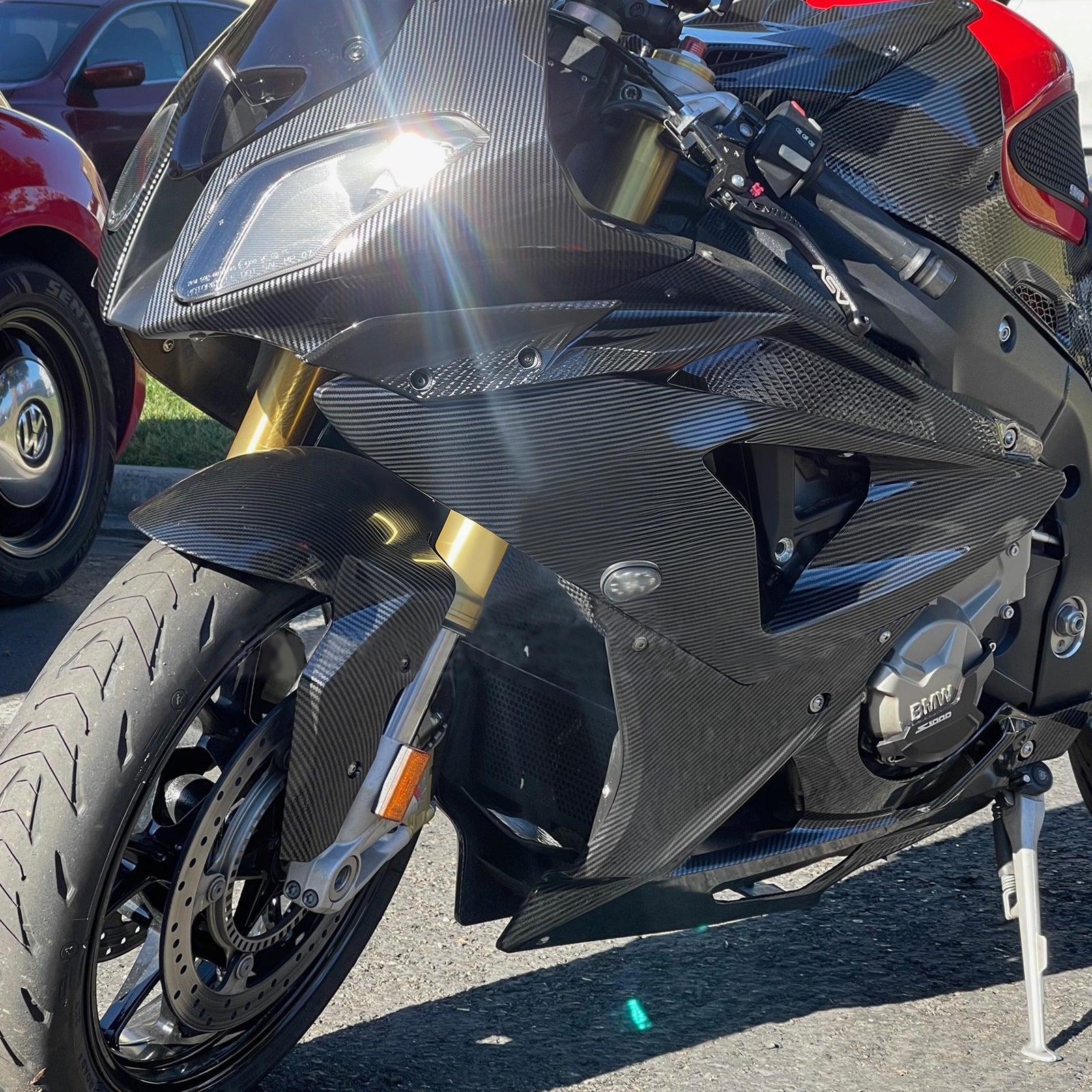 Kit de carénage injecté en plastique ABS pour BMW S1000RR 2017-2018