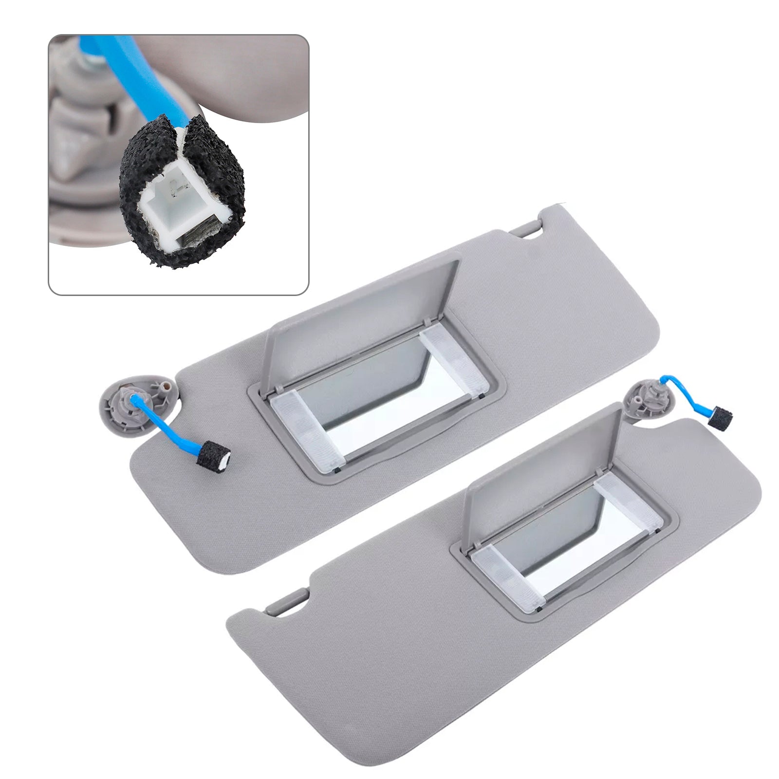 Gray Sun Visor (po lewej i prawej) dla Hondy Pilot 2016-2022 (83280-TG7-A12ZB i 83280-TG7-A11ZB)