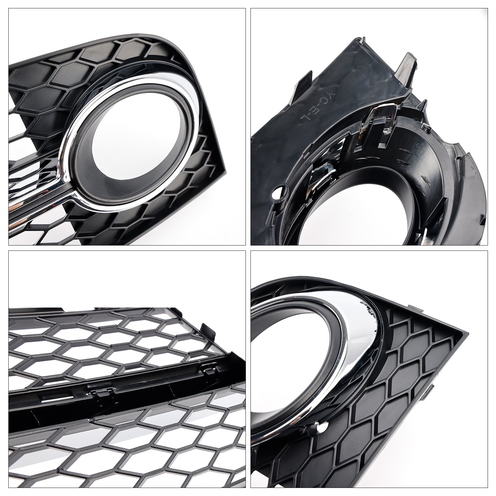 Grille de phare antibrouillard chromée pour pare-chocs avant Audi TT MK2 S-Line TTS 2011-2014