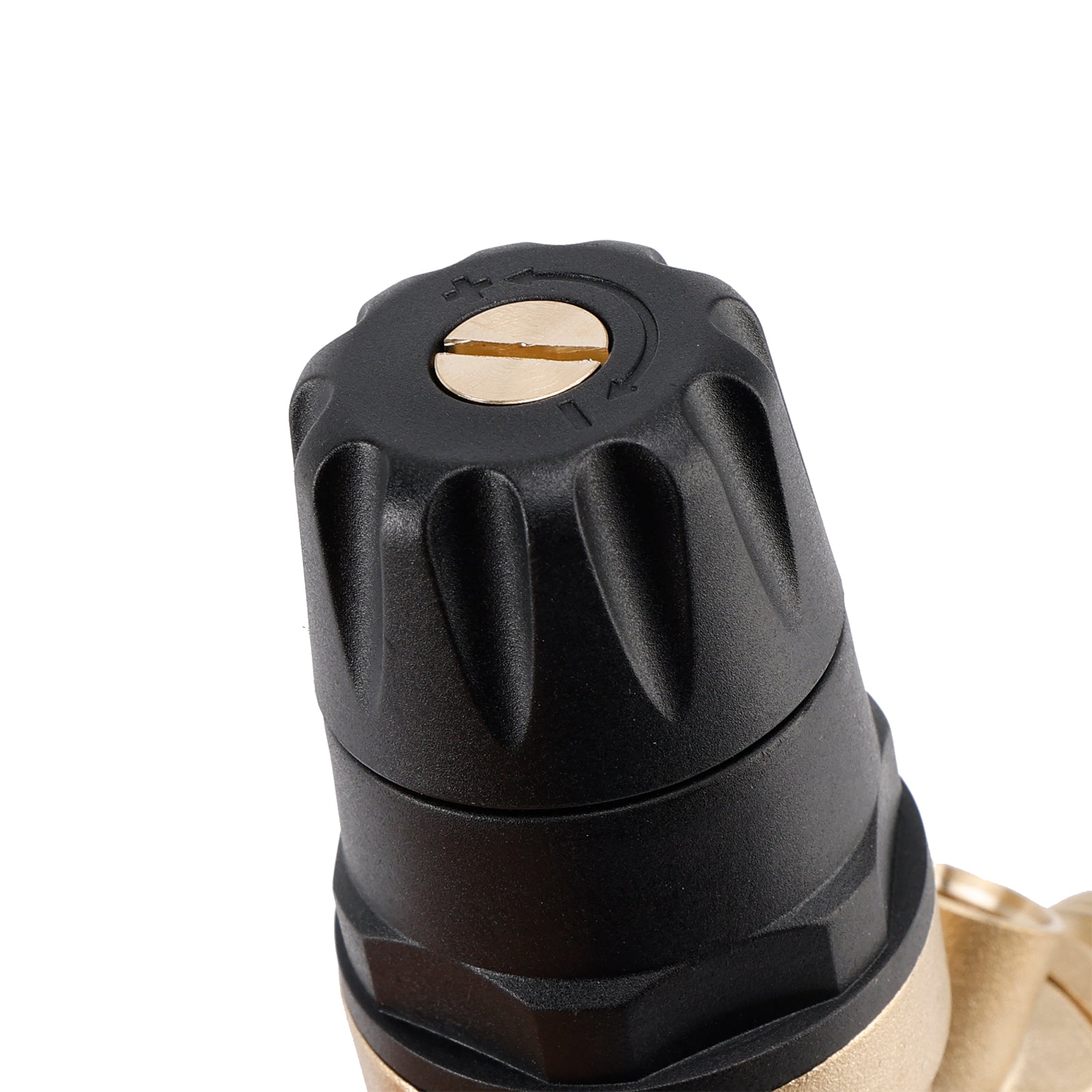 Regulator ciśnienia d'woda do kamperów. Mosiężna, bezołowiowa, regulowana.