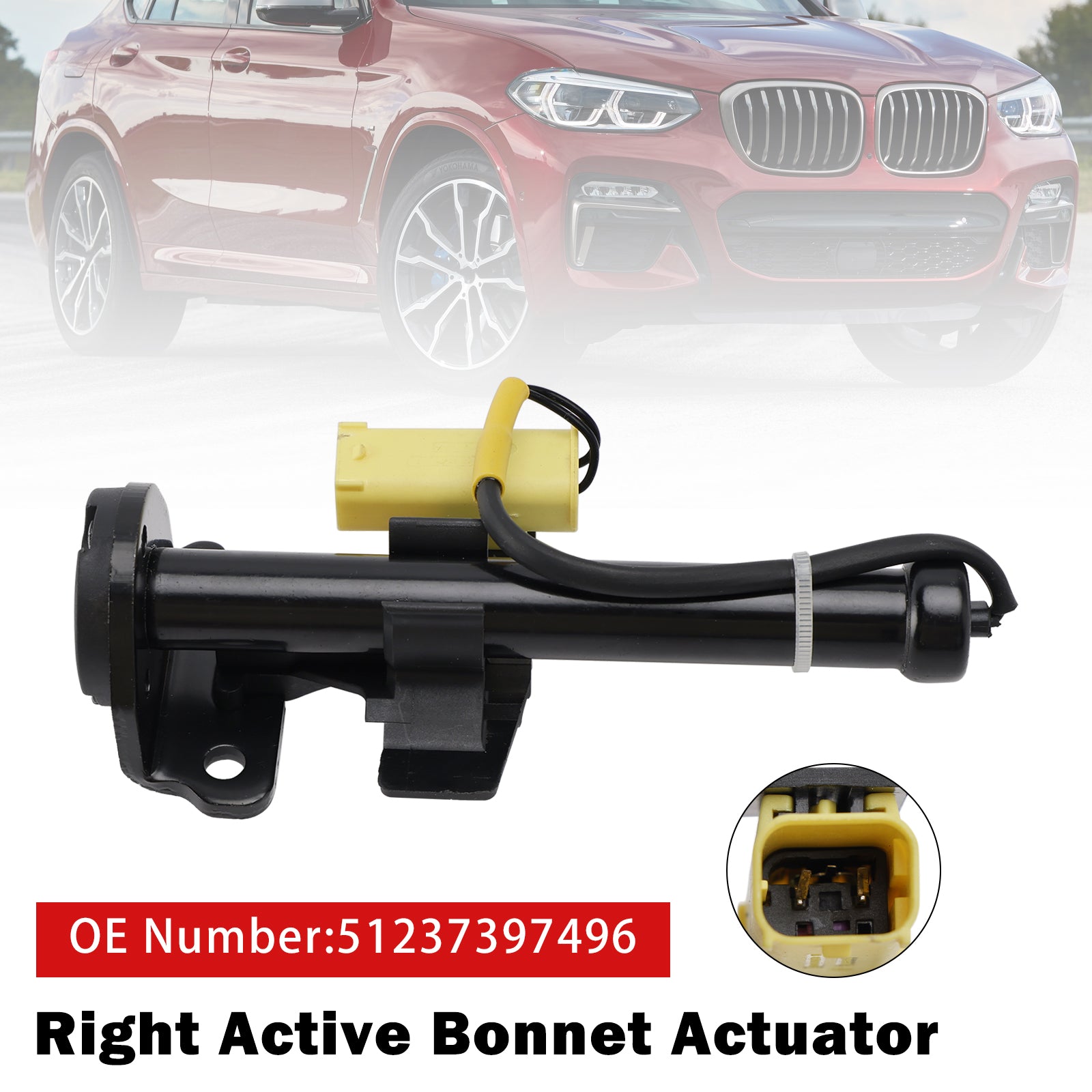 Actionneur de capot actif droit 51237397496 pour BMW X3 G01 X4 G02 2017-2020
