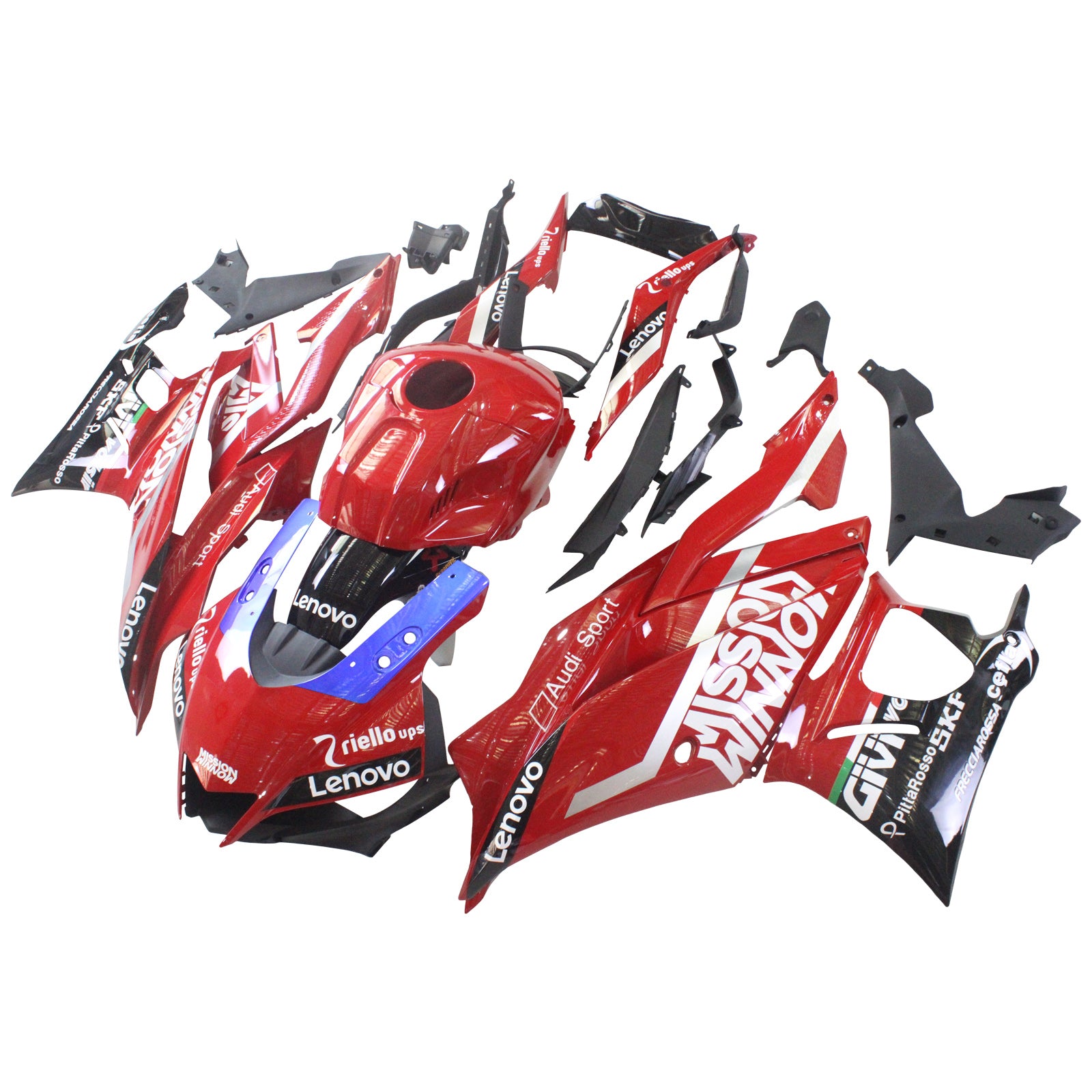 Injektiotapapakkaus, ABS-muovinen kori Yamaha YZF R3 R25 2022-2024