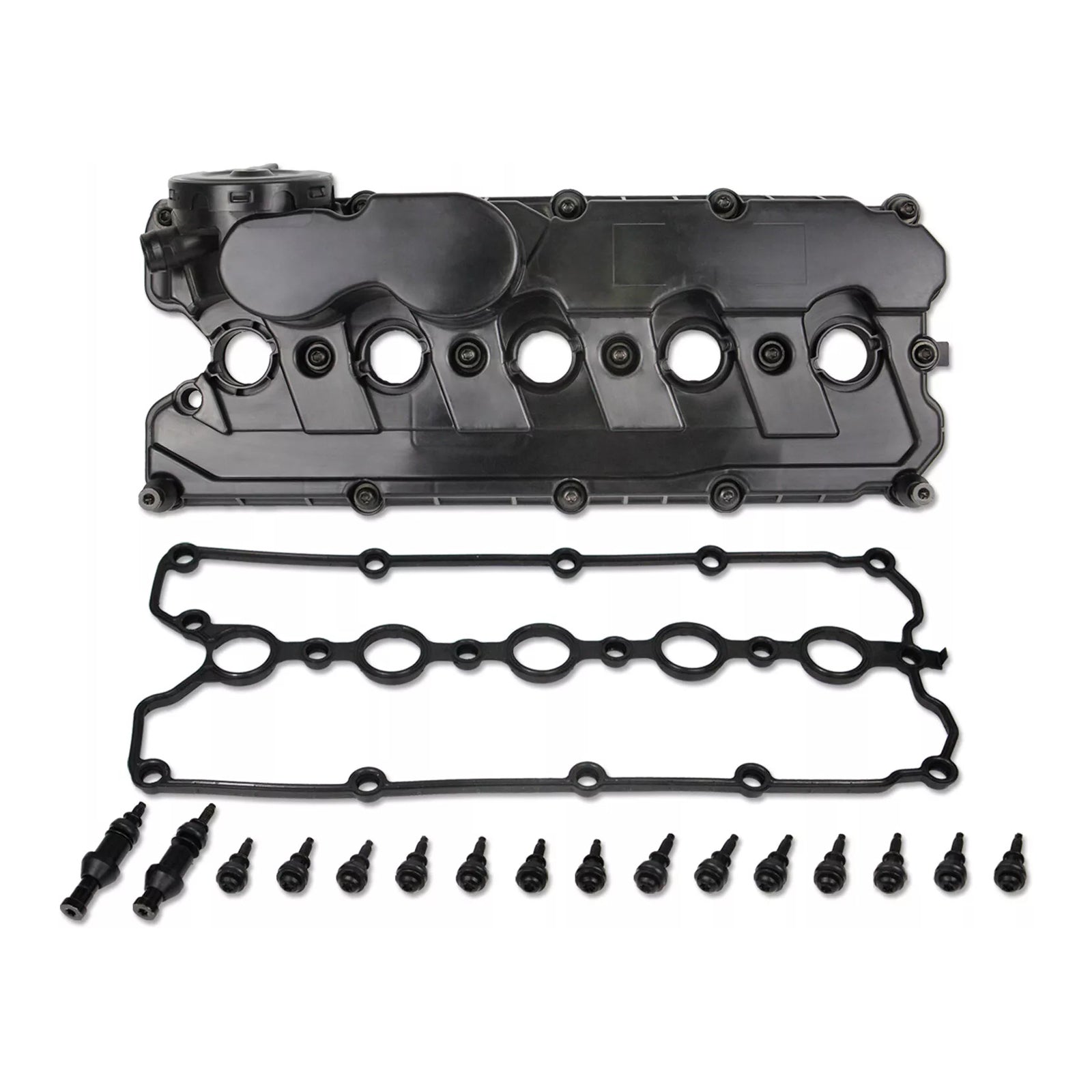 Cubierta de válvula de motor con pernos de junta para VW Beetle Golf Jetta Passat 2.5 L