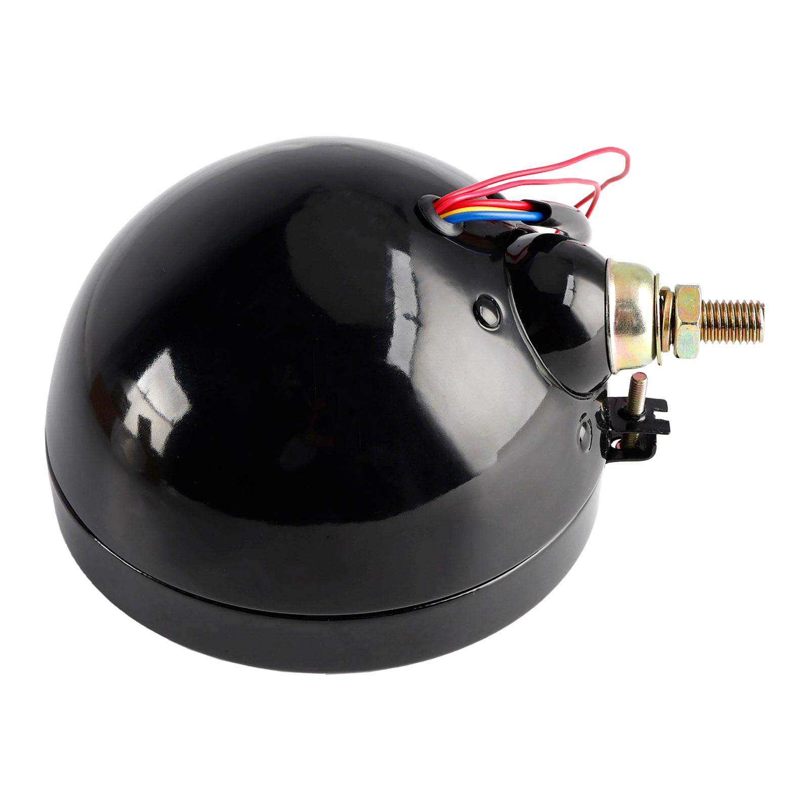 9 bollen mistlichten, 5,75 inch, zwart, tot racer, bobber, chopper