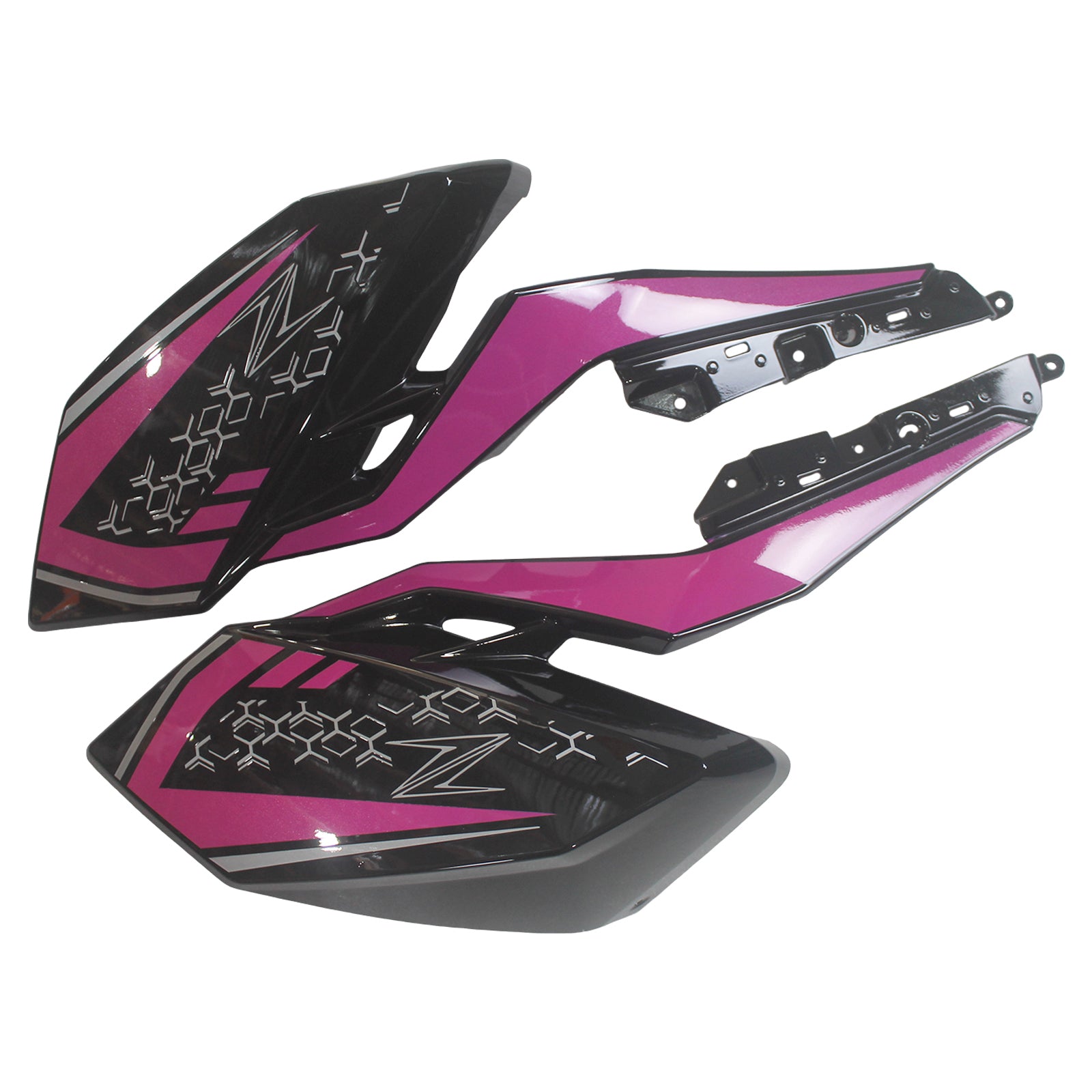 Kit de carénage en plastique ABS injecté compatible avec Kawasaki Z400 2018-2024