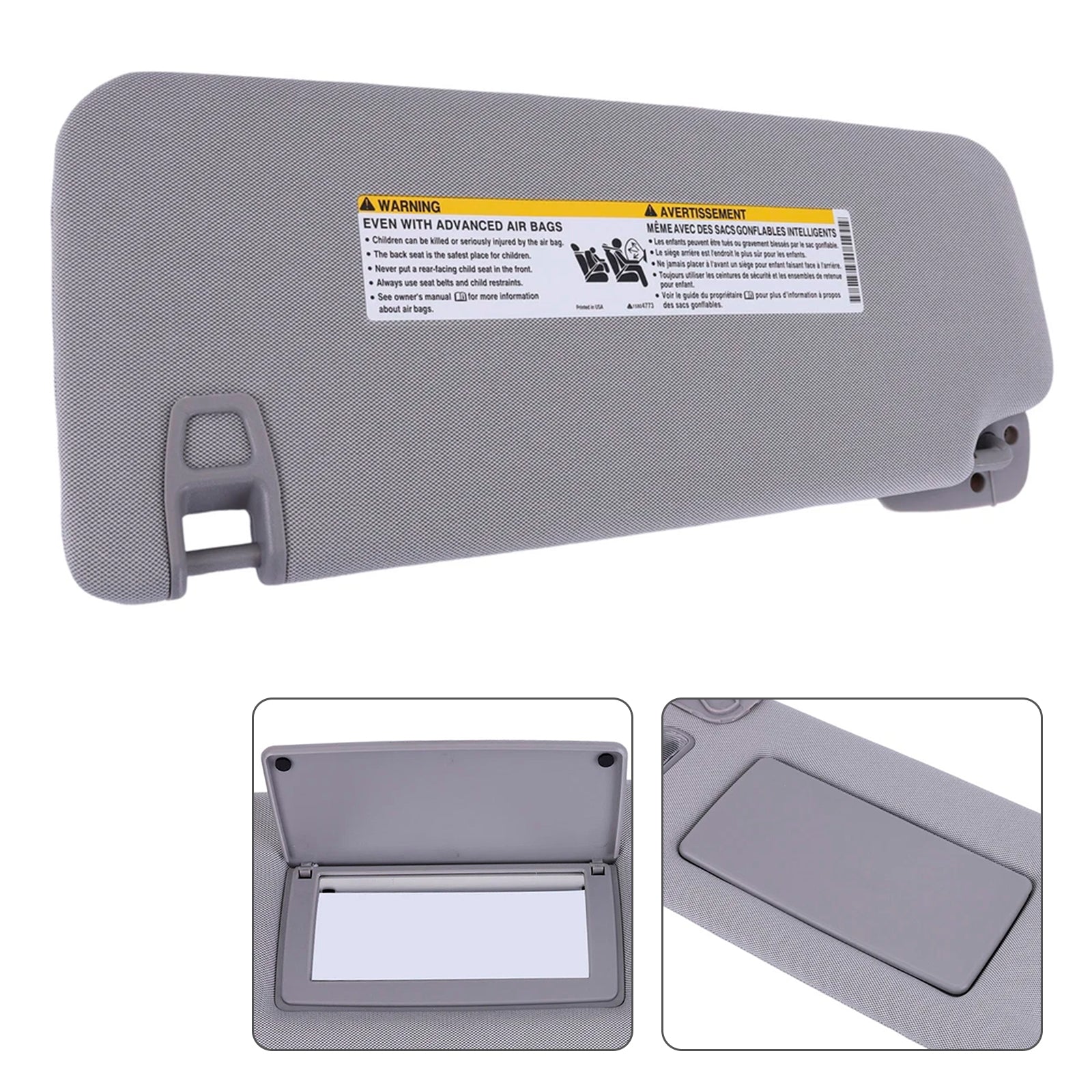 Grey Sun Care Right 23459643 per Chevrolet GMC 2014-2019
