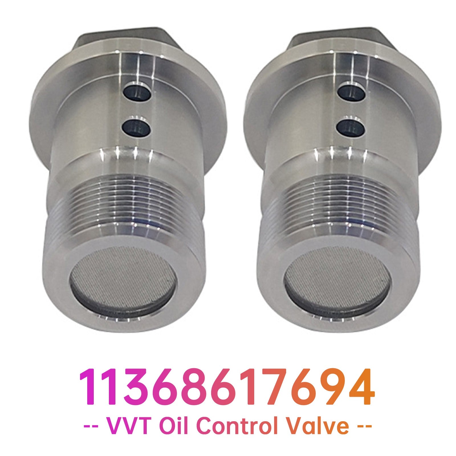 2 pièces Soupape de commande d'huile pour calage variable des soupapes (VVT) du moteur BMW 11368617694